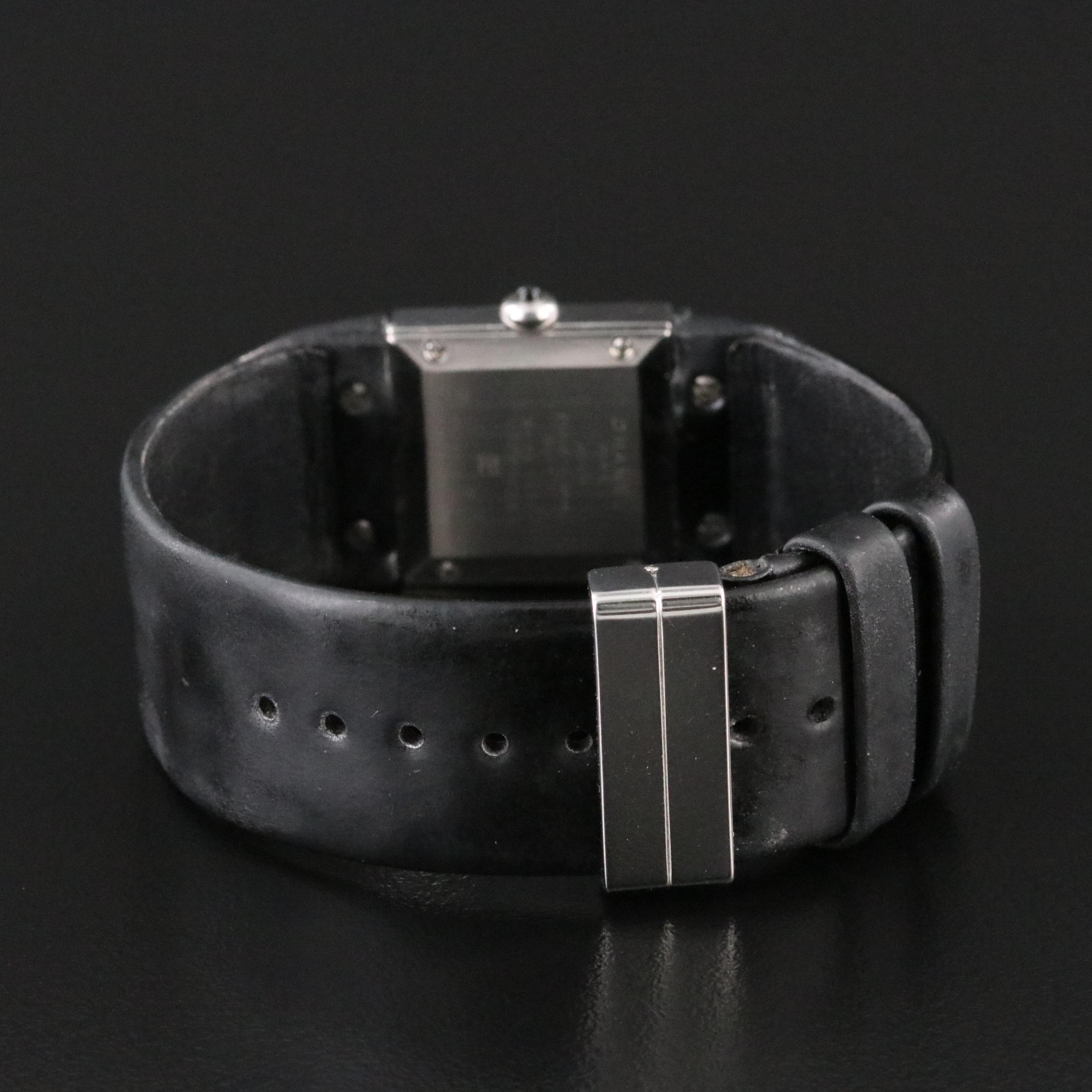 Chanel Matelasse Dial H011N 19mm Square Steel Quartz Watch