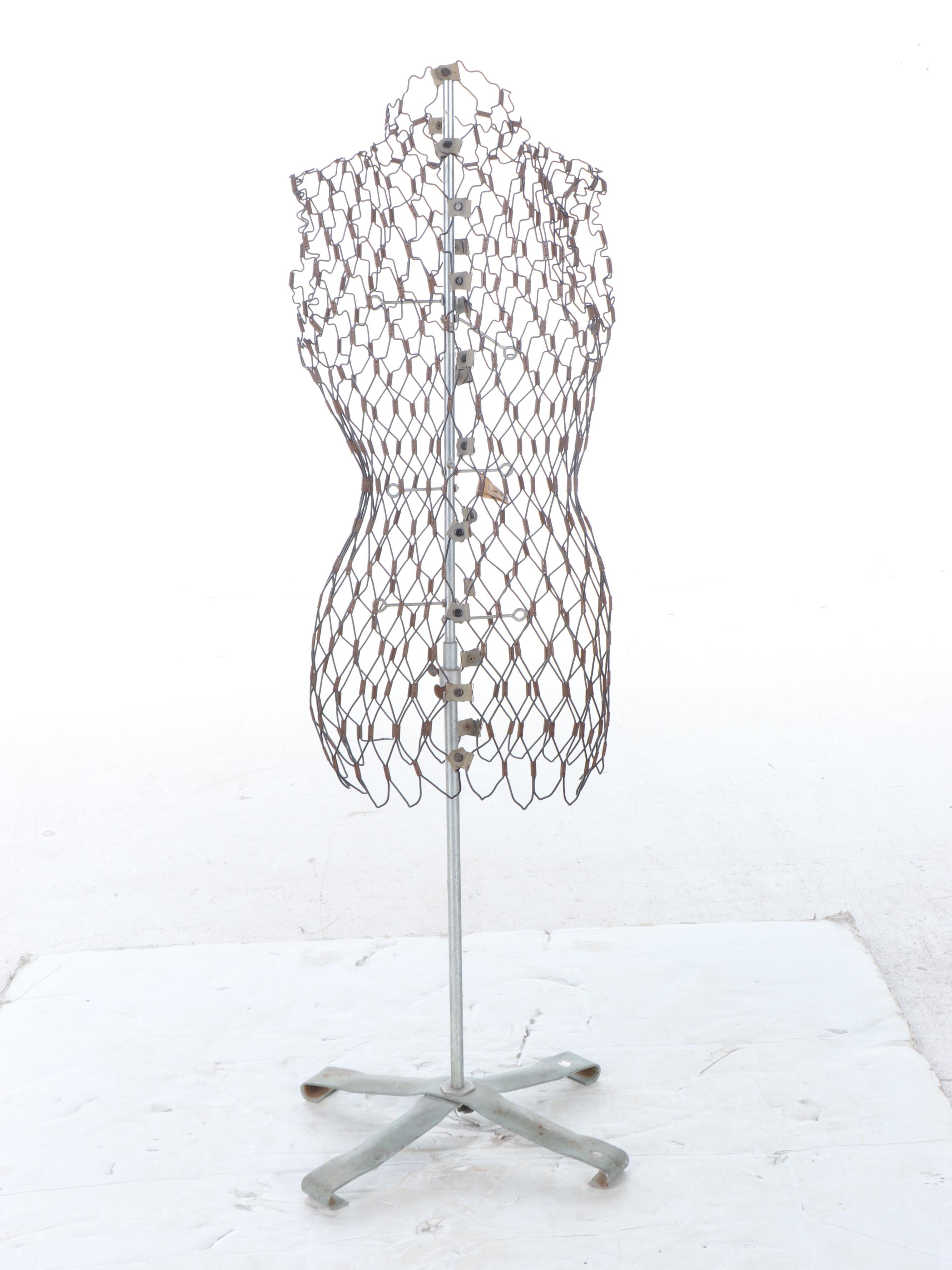 Metal Wire Female Dress Form
