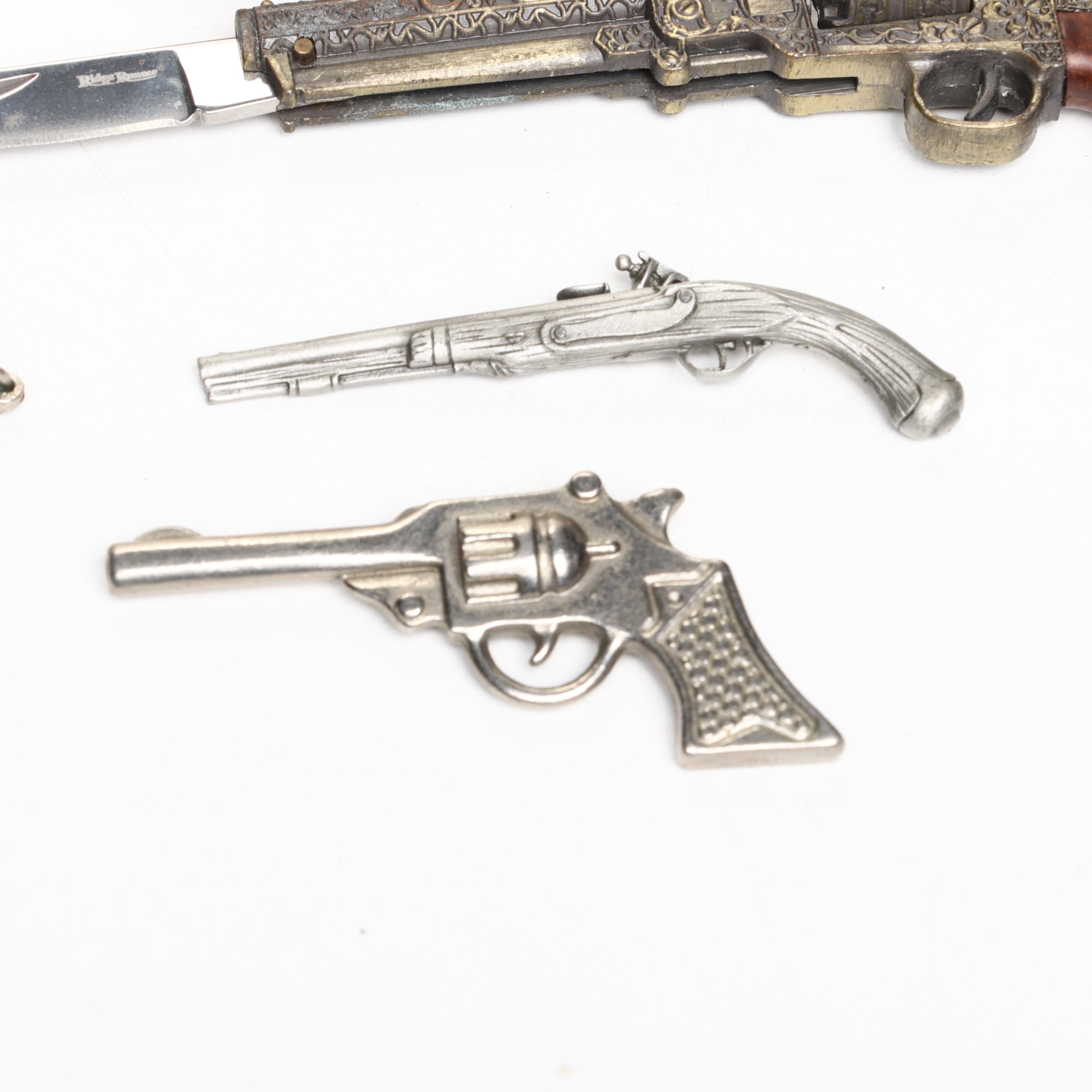 Western M1892 Style Replica Non-Firing Mare's Leg Rifle and More