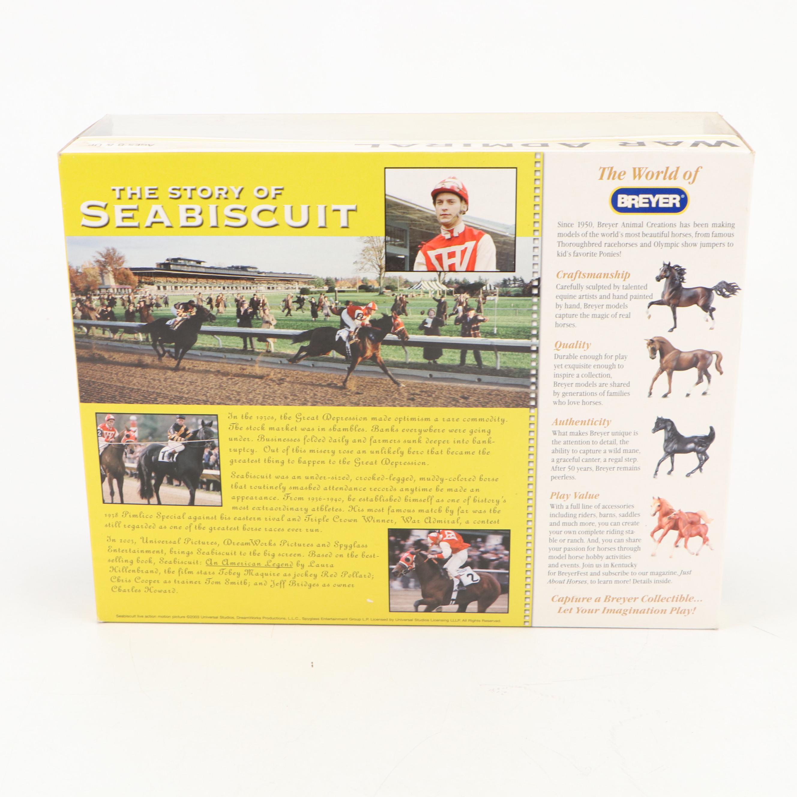 Breyer "Seattle Slew," "War Admiral," "Seabiscuit" and More Model Horses