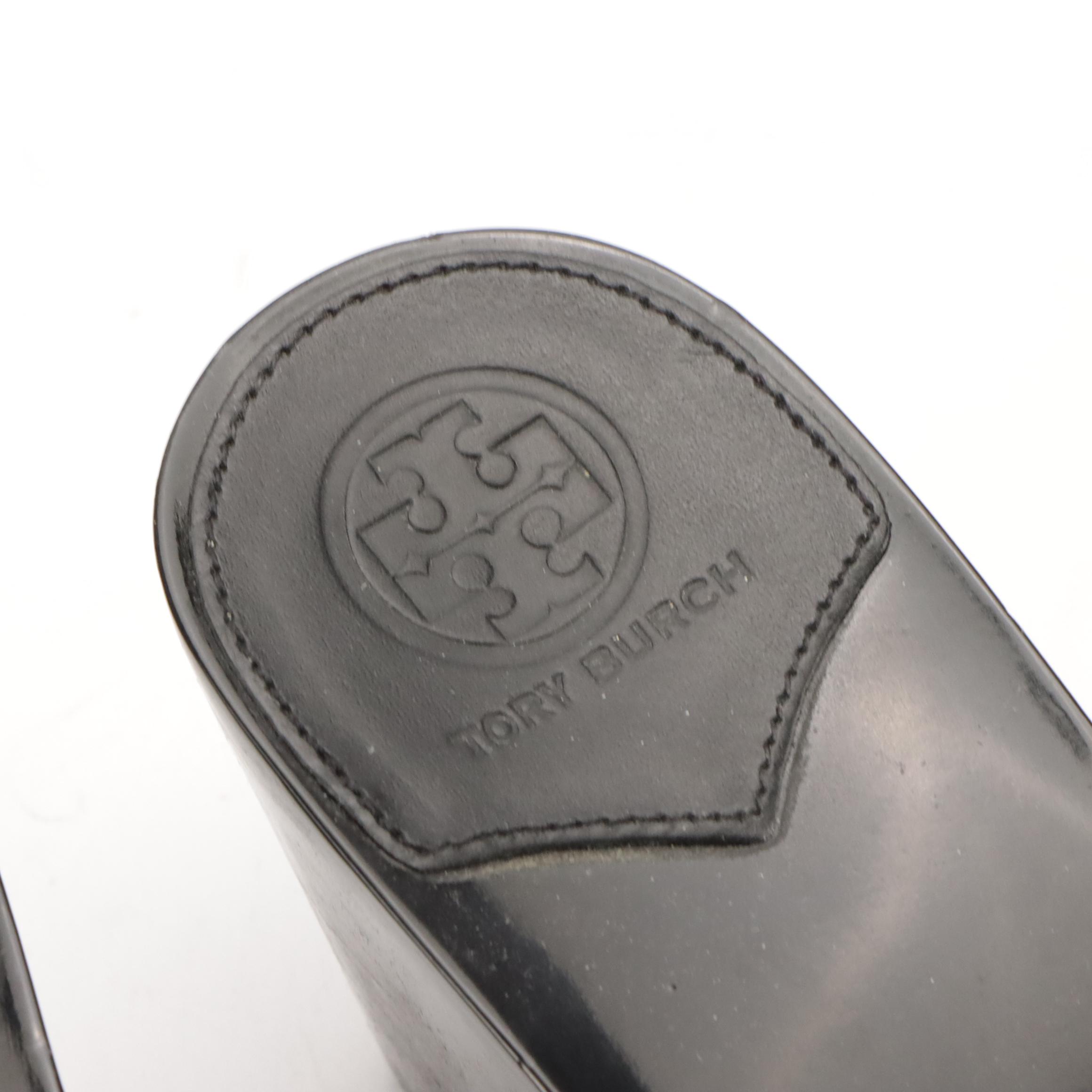 Kate Spade Bikini and Tory Burch Miller Platform Slide Wedges with Boxes