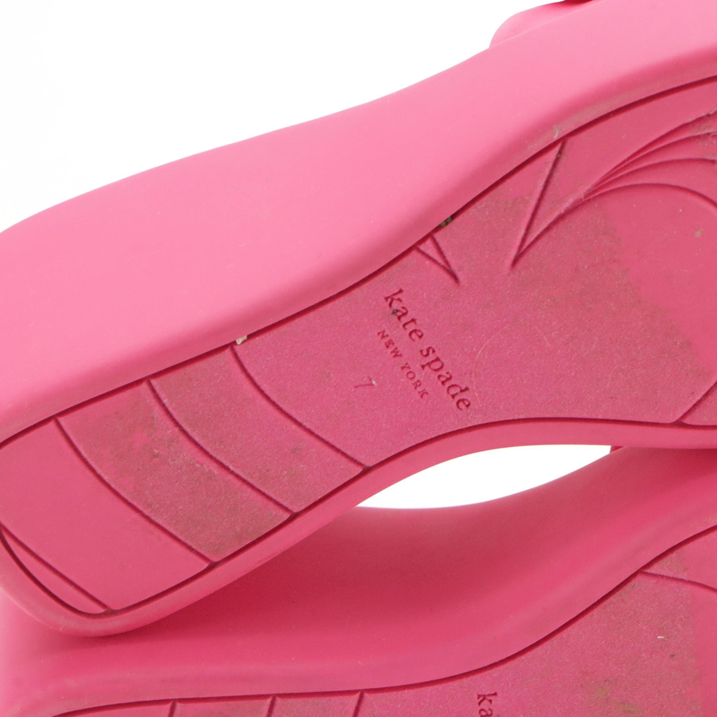 Kate Spade Bikini and Tory Burch Miller Platform Slide Wedges with Boxes