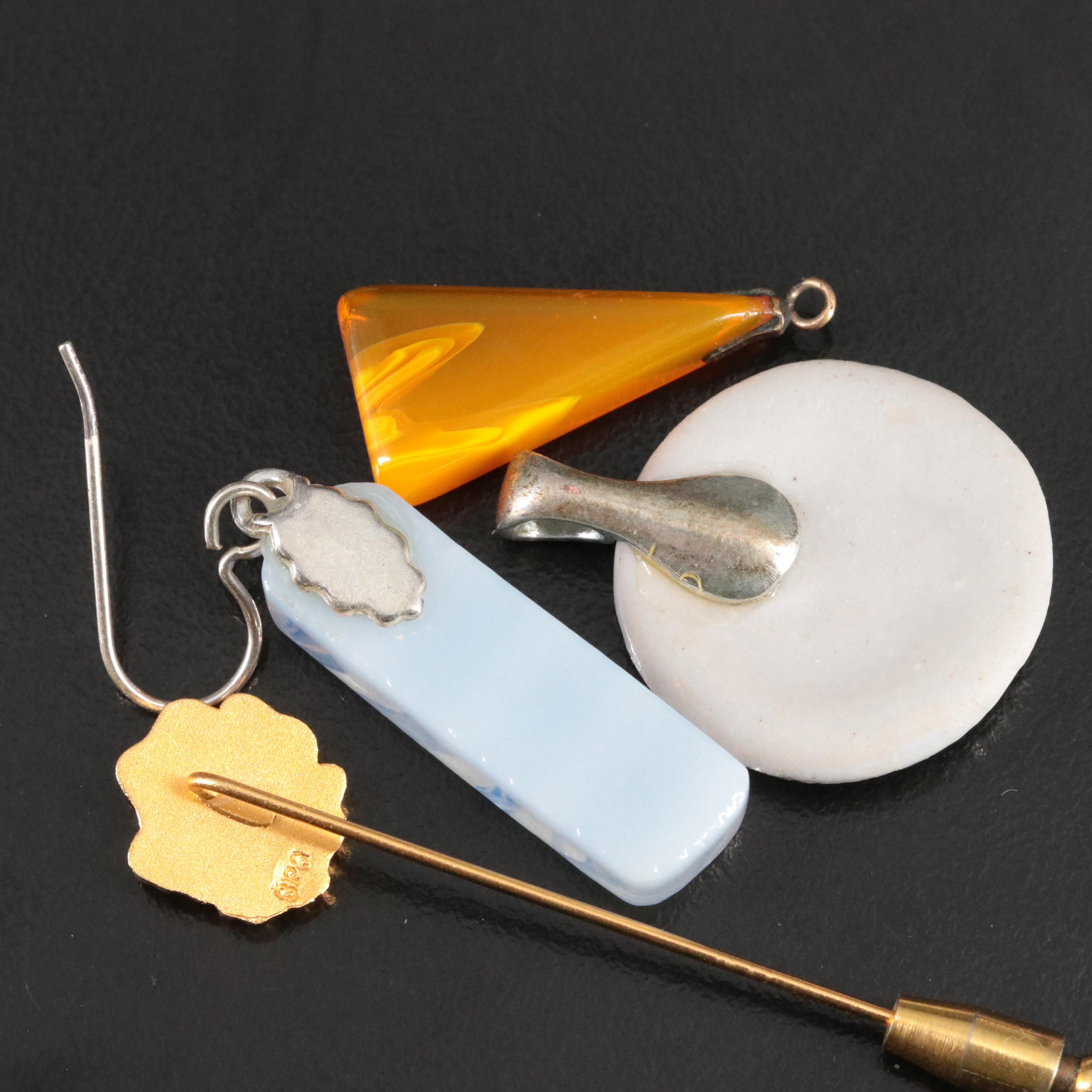 Costume Jewelry Collection Featuring Wood, Glass and Ceramic