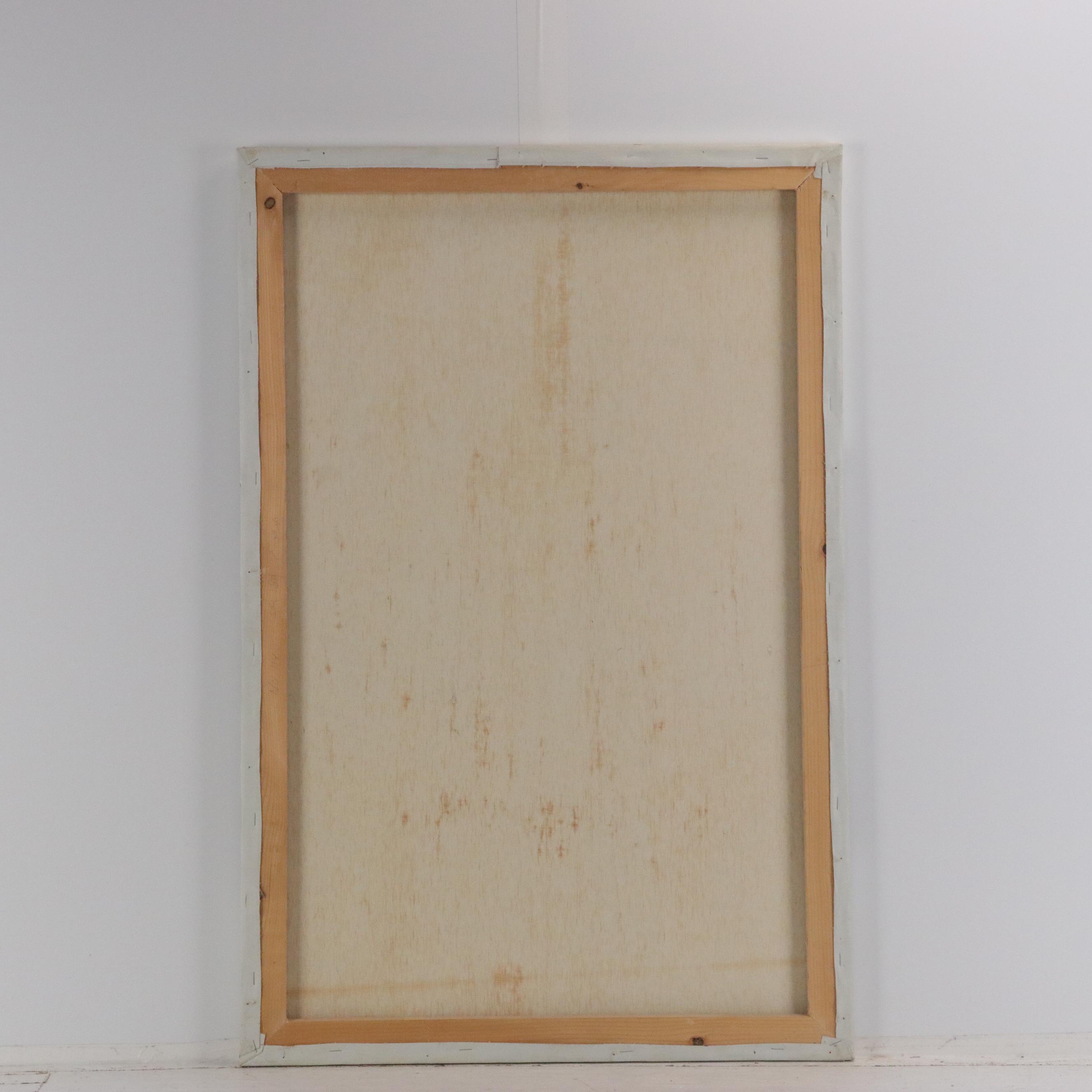 Young Woo Abstract Acrylic Painting, Circa 2000