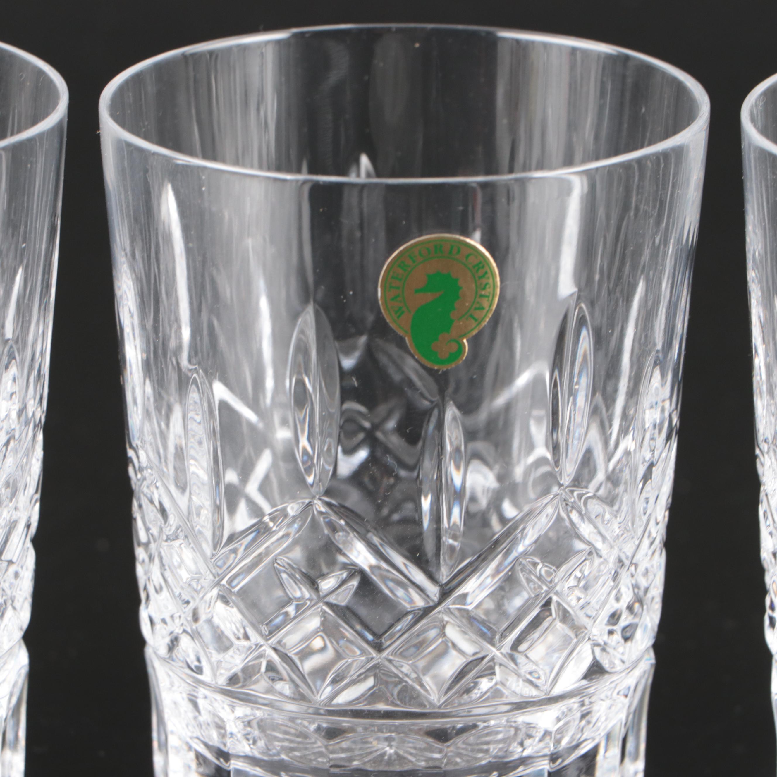 Waterford Crystal "Lismore" Double Old Fashioned Glasses