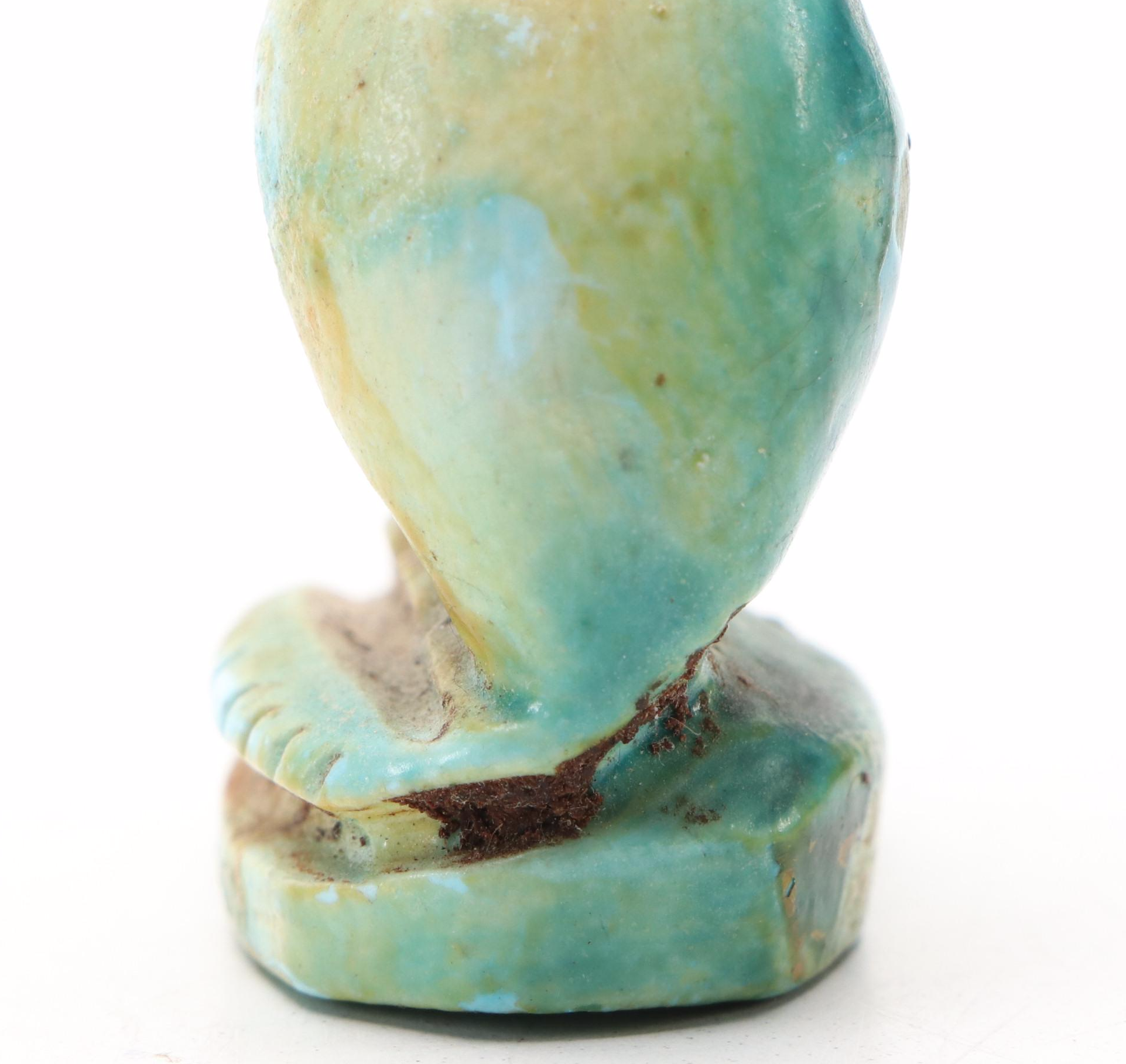 Egyptian Faïence Cat Figurine