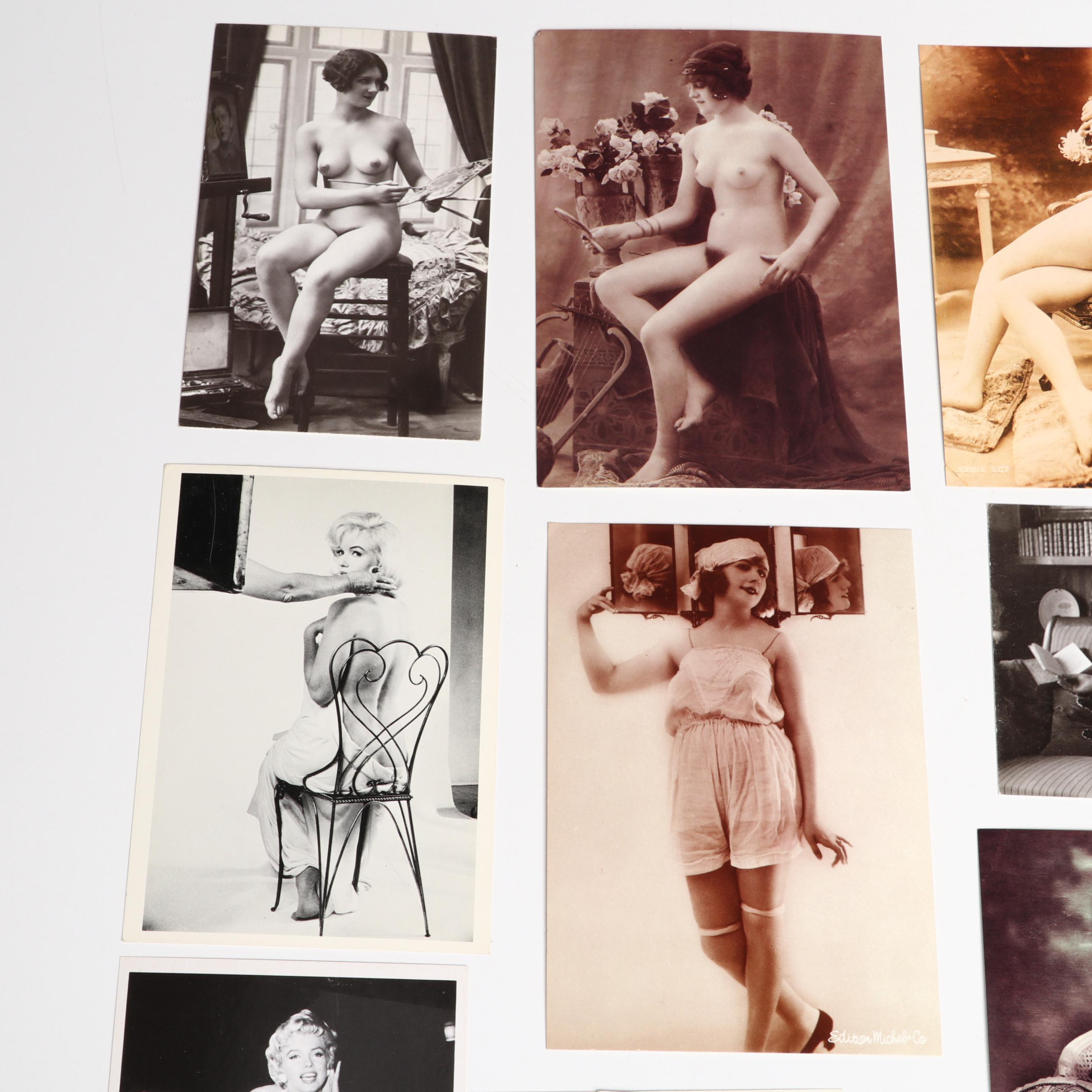 Marilyn Monroe and Other Burlesque Postcards
