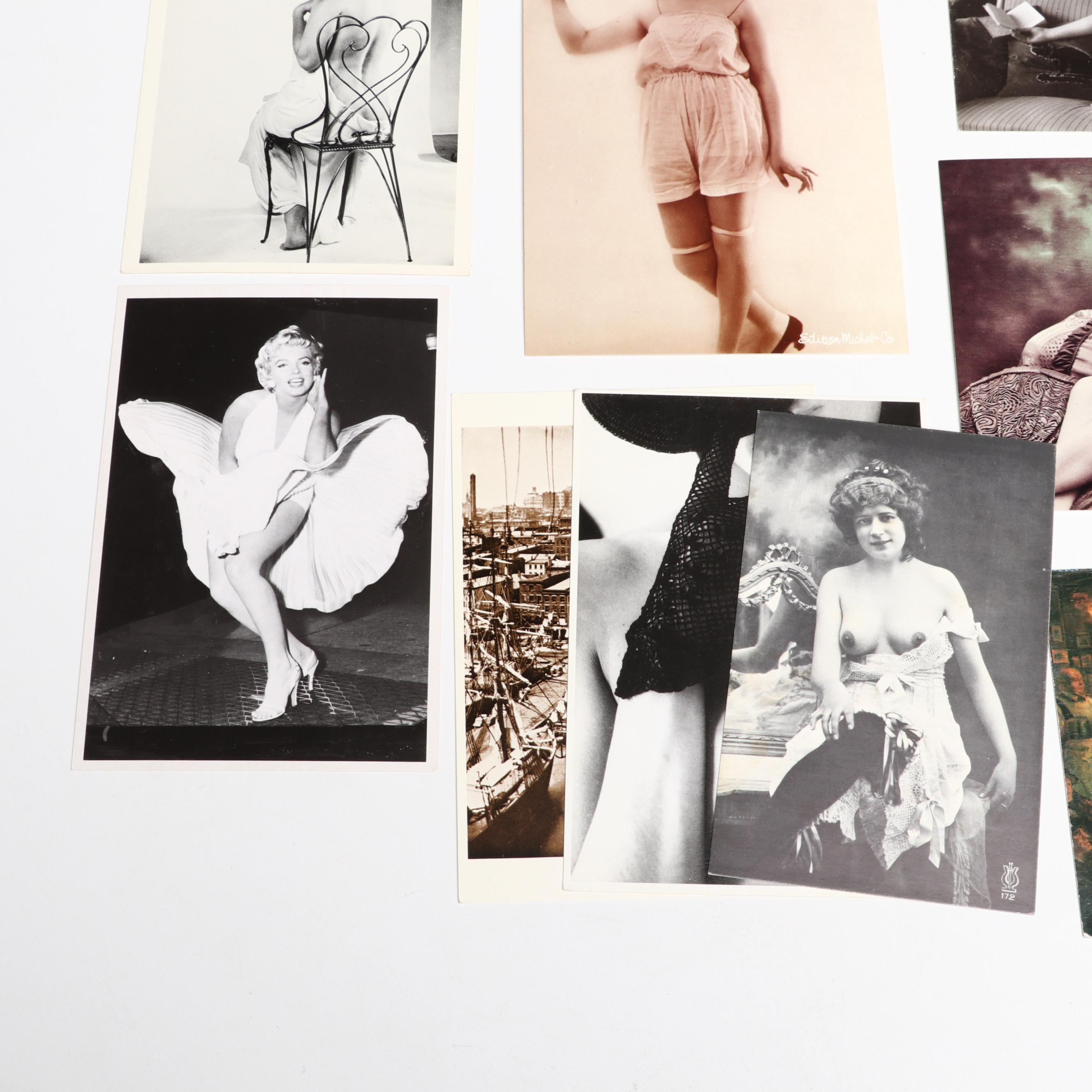 Marilyn Monroe and Other Burlesque Postcards