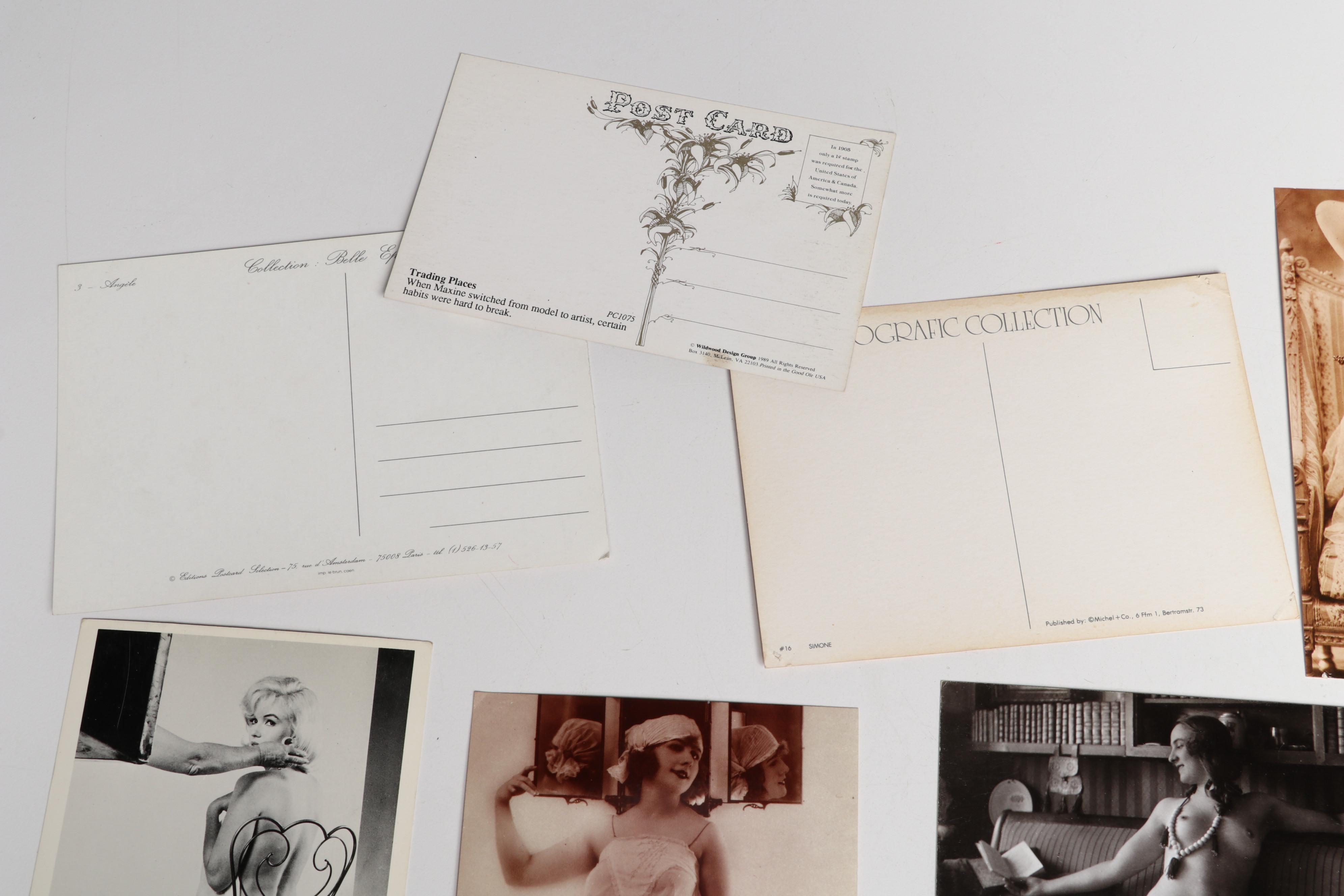 Marilyn Monroe and Other Burlesque Postcards