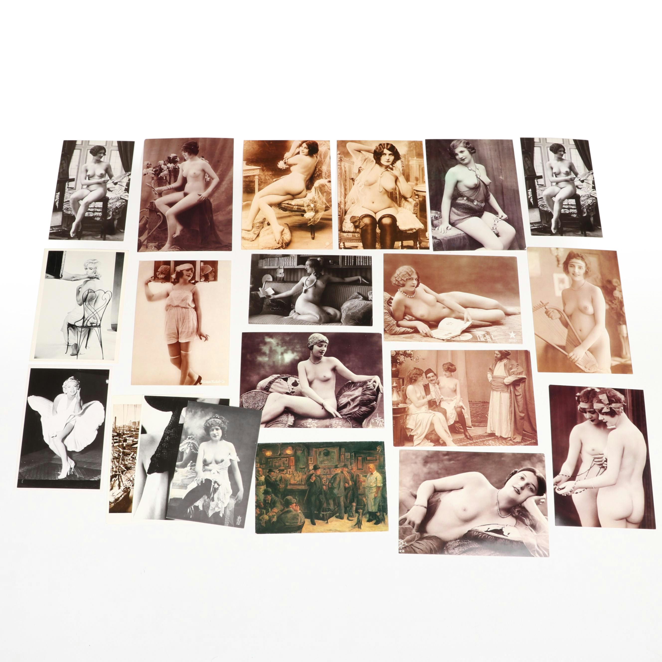 Marilyn Monroe and Other Burlesque Postcards