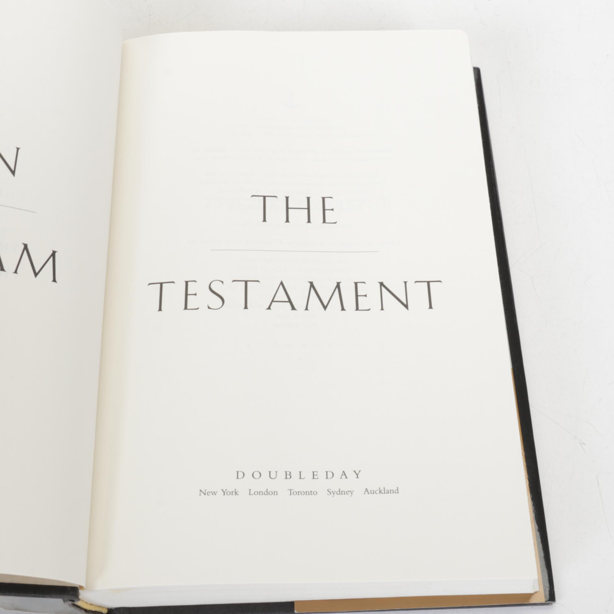 "The Chamber", "The Testament", and Five More Books by John Grisham