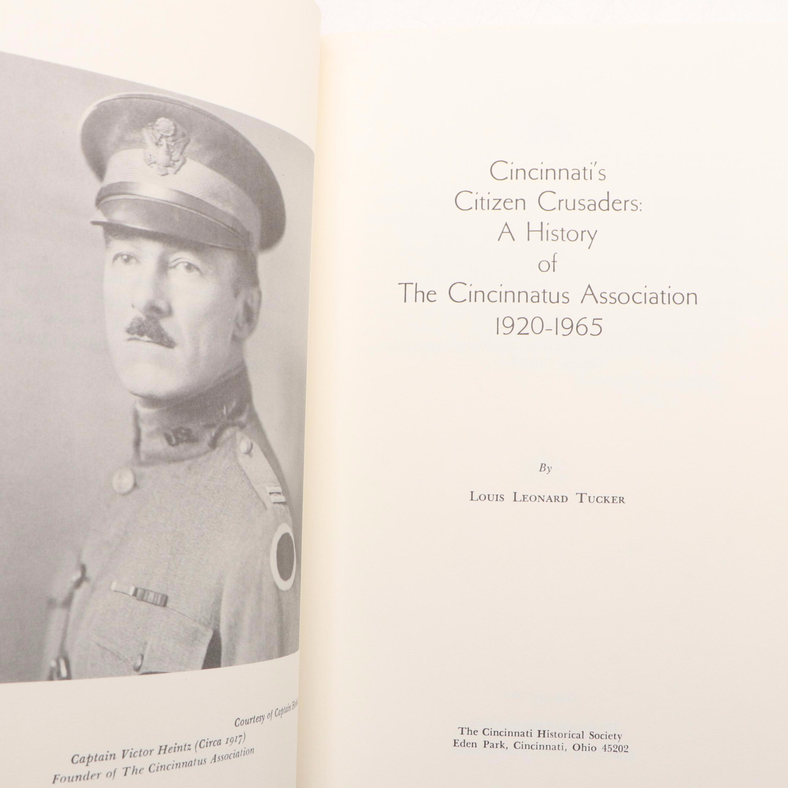 Signed First Edition "Cincinnati Scenes" by Caroline Williams and More