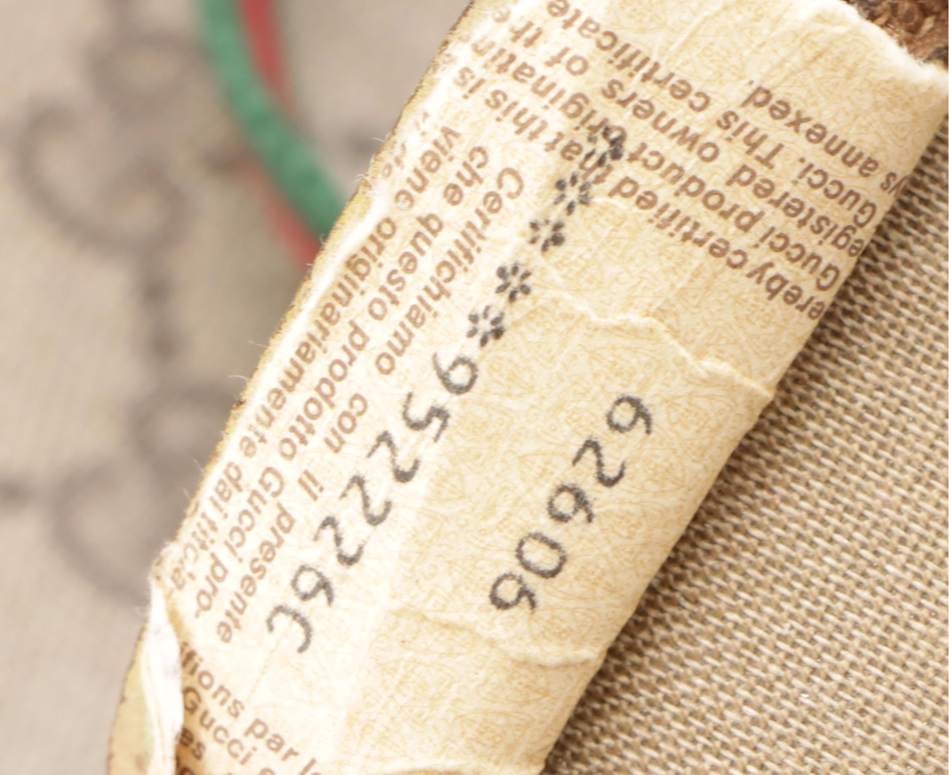 Gucci Accessory Collection Supreme Canvas, Leather, and Web Strap Shoulder Bag