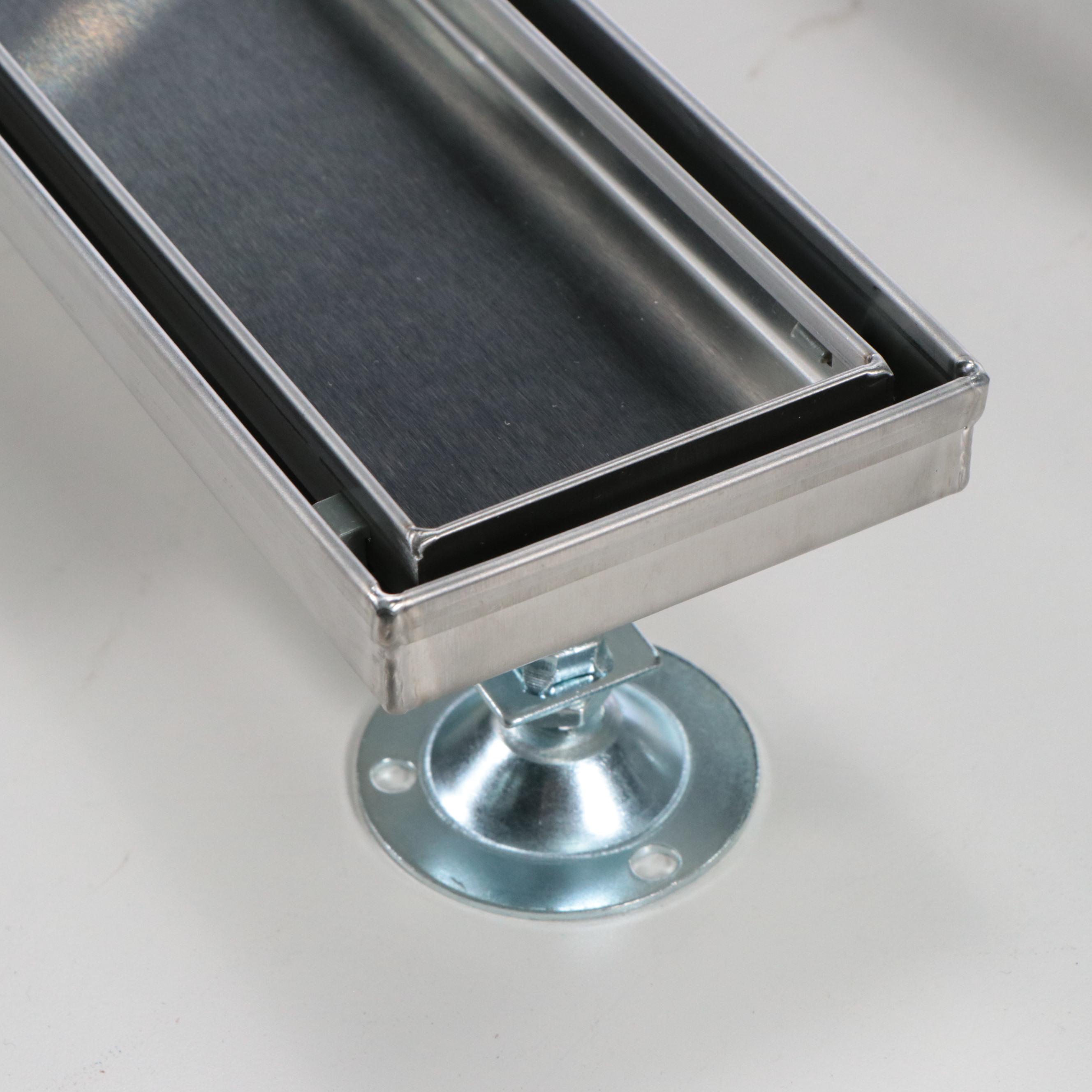 Pair of 48" Linear Stainless Steel Tile-In Shower Drains