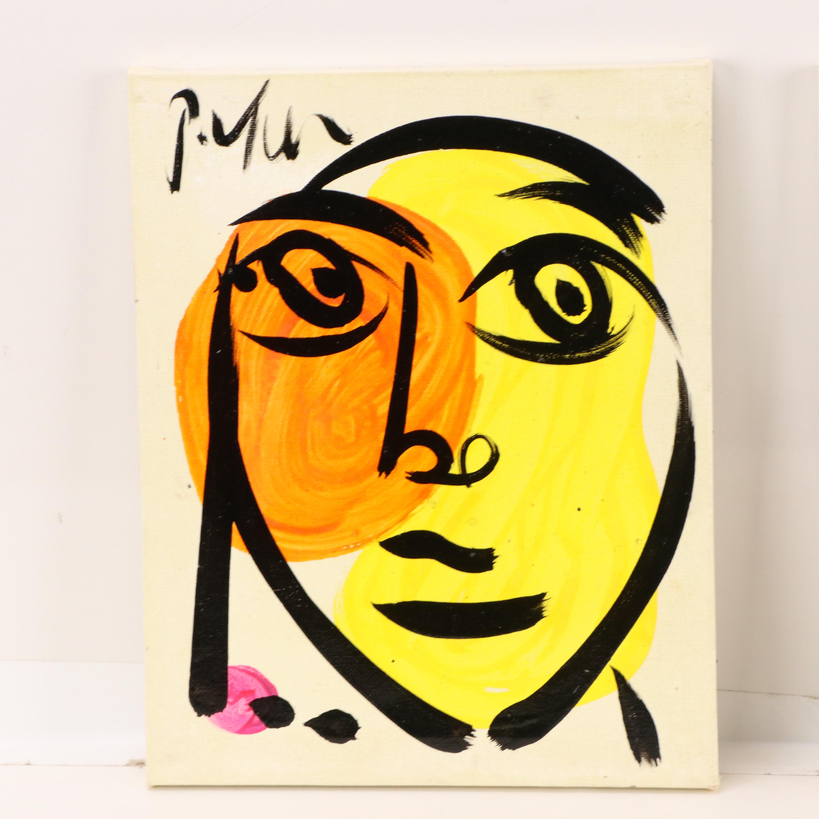 Peter Robert Keil Stylized Acrylic Portraits