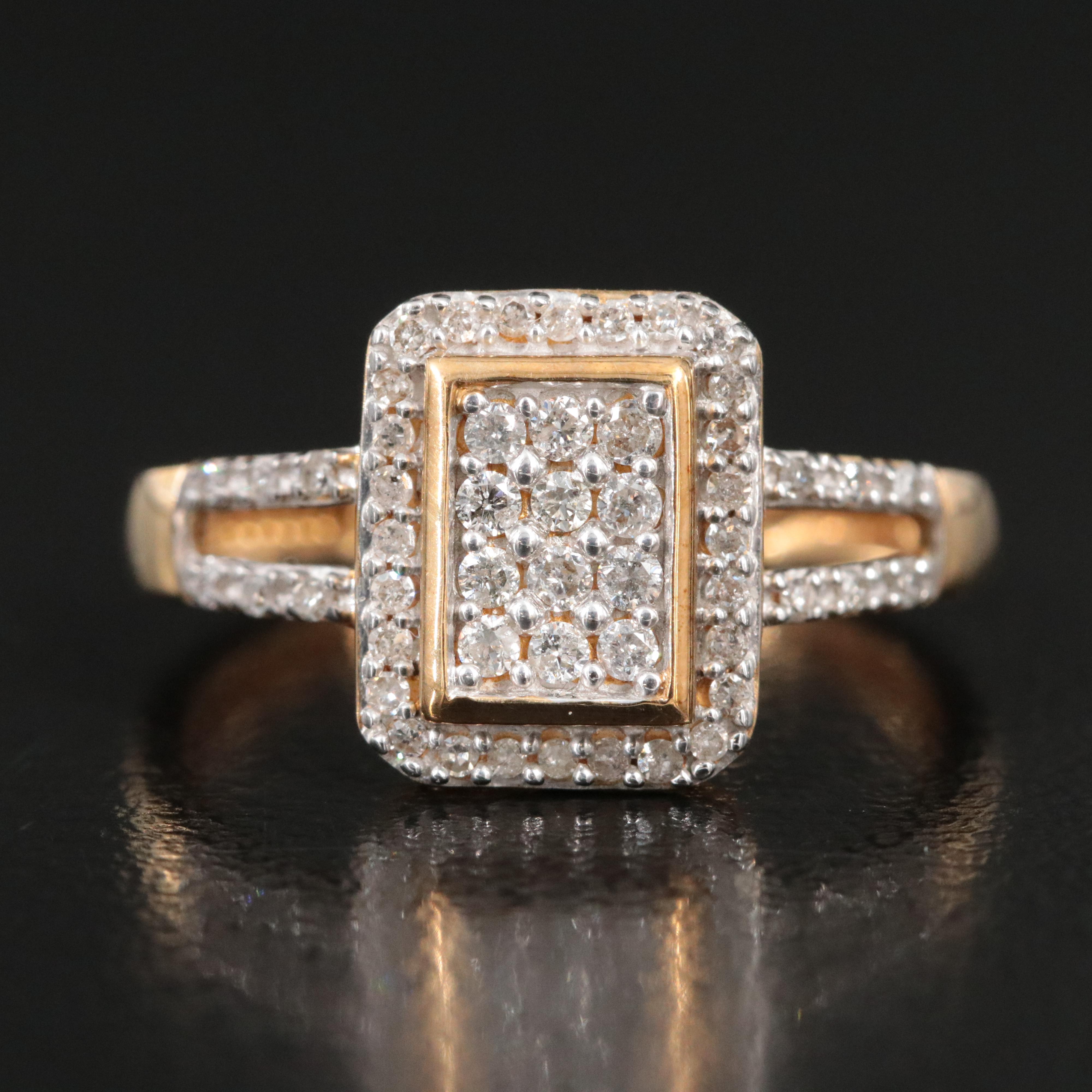 10K 0.34 CTW Diamond Ring