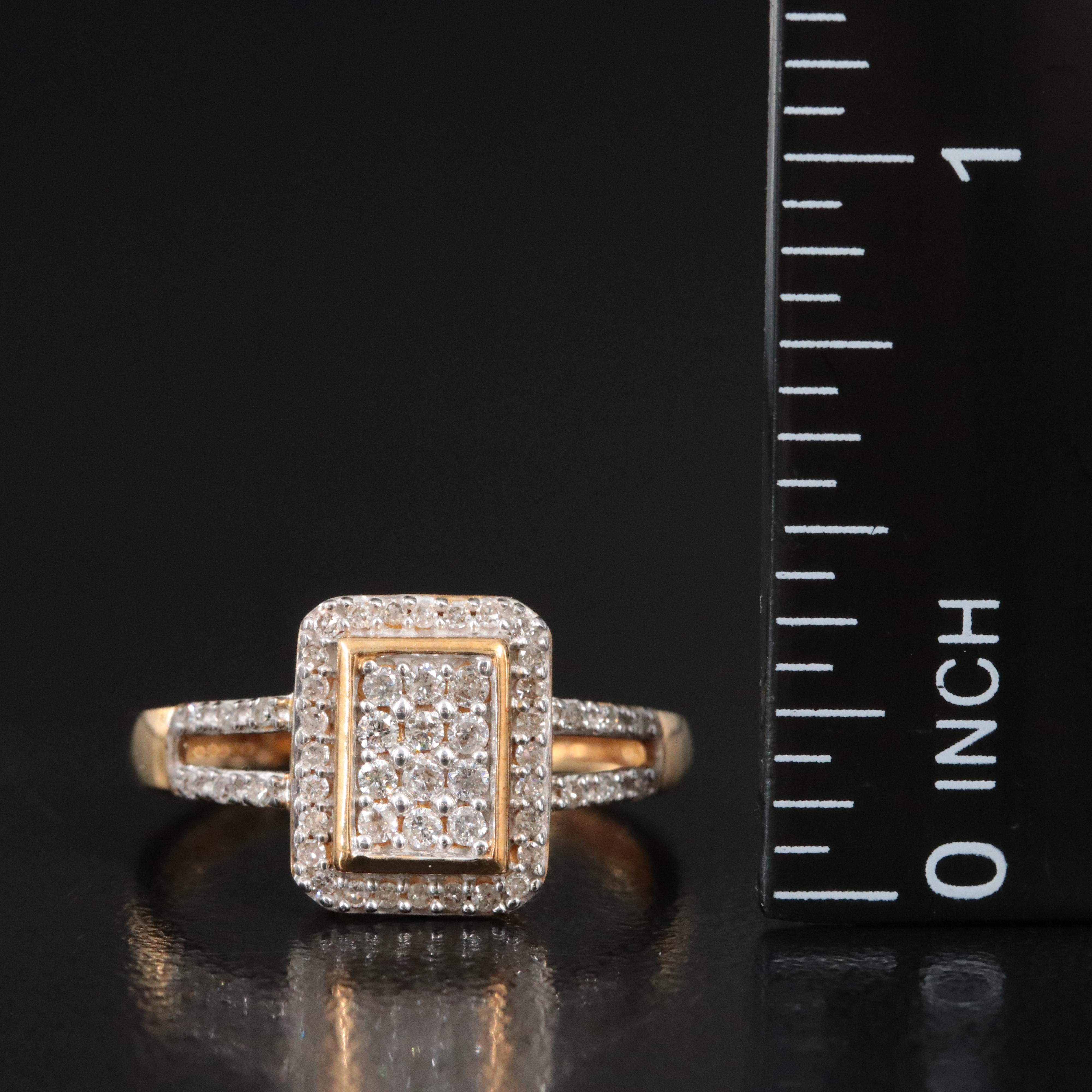 10K 0.34 CTW Diamond Ring