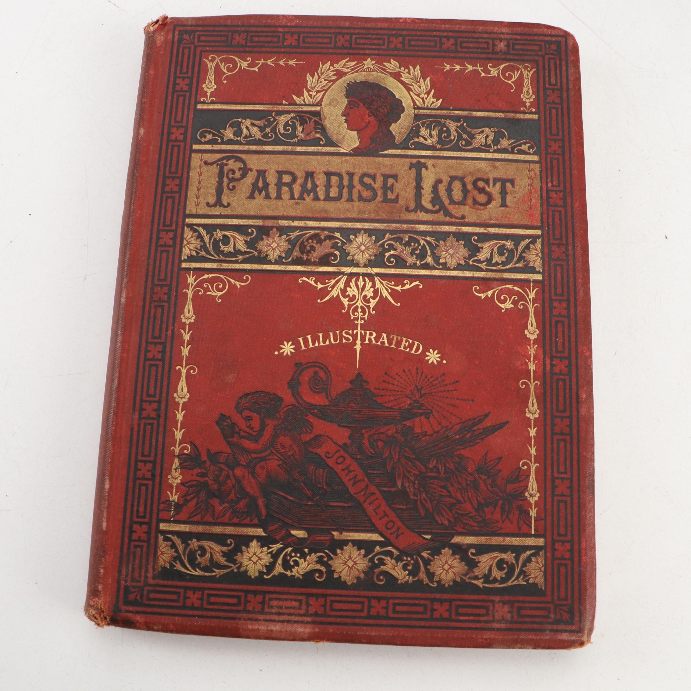 Illustrated "Paradise Lost" by John Milton and More, Late 19th/Early 20th C.