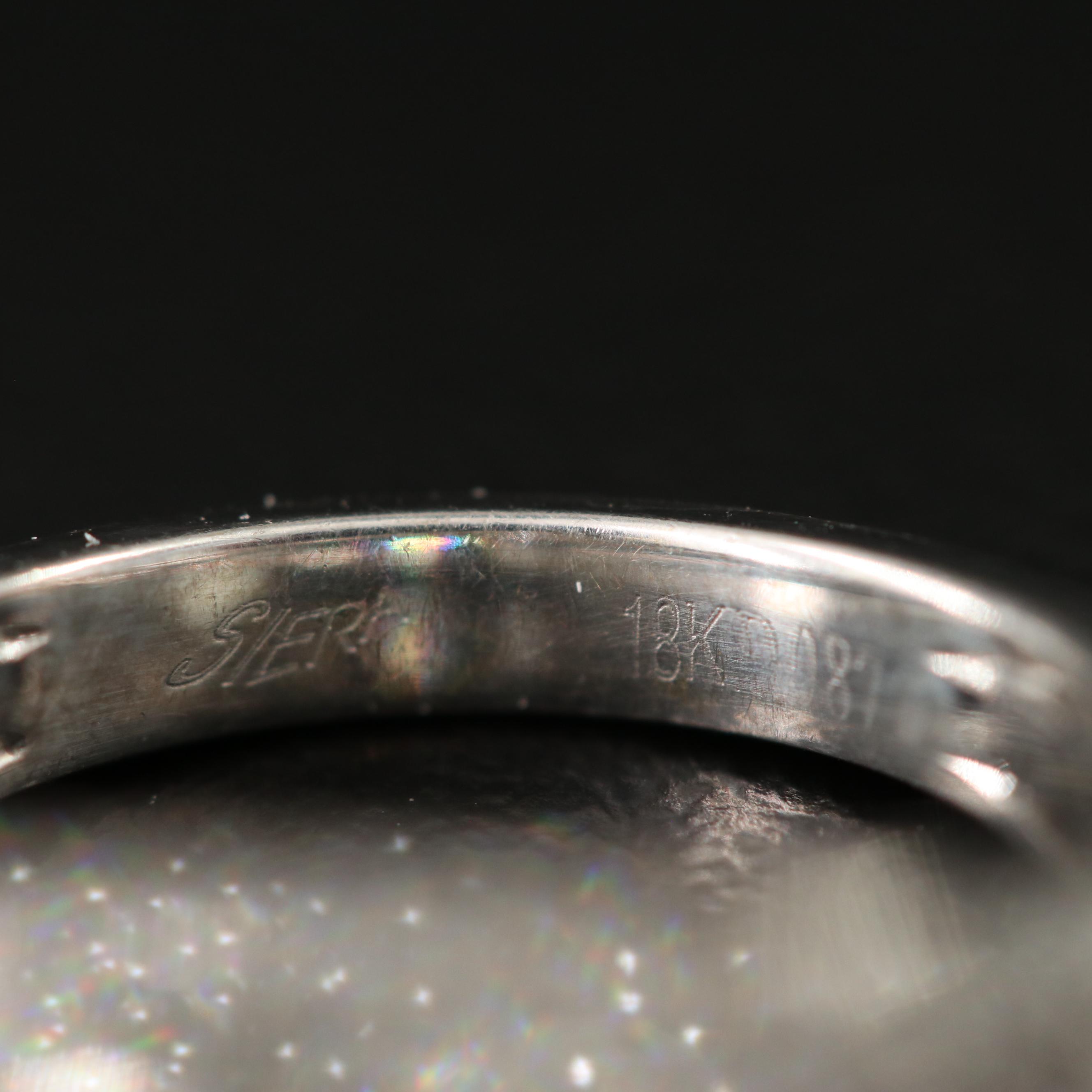 18K 6.92 CTW Diamond Ring with Lab Grown Fancy Yellow Center