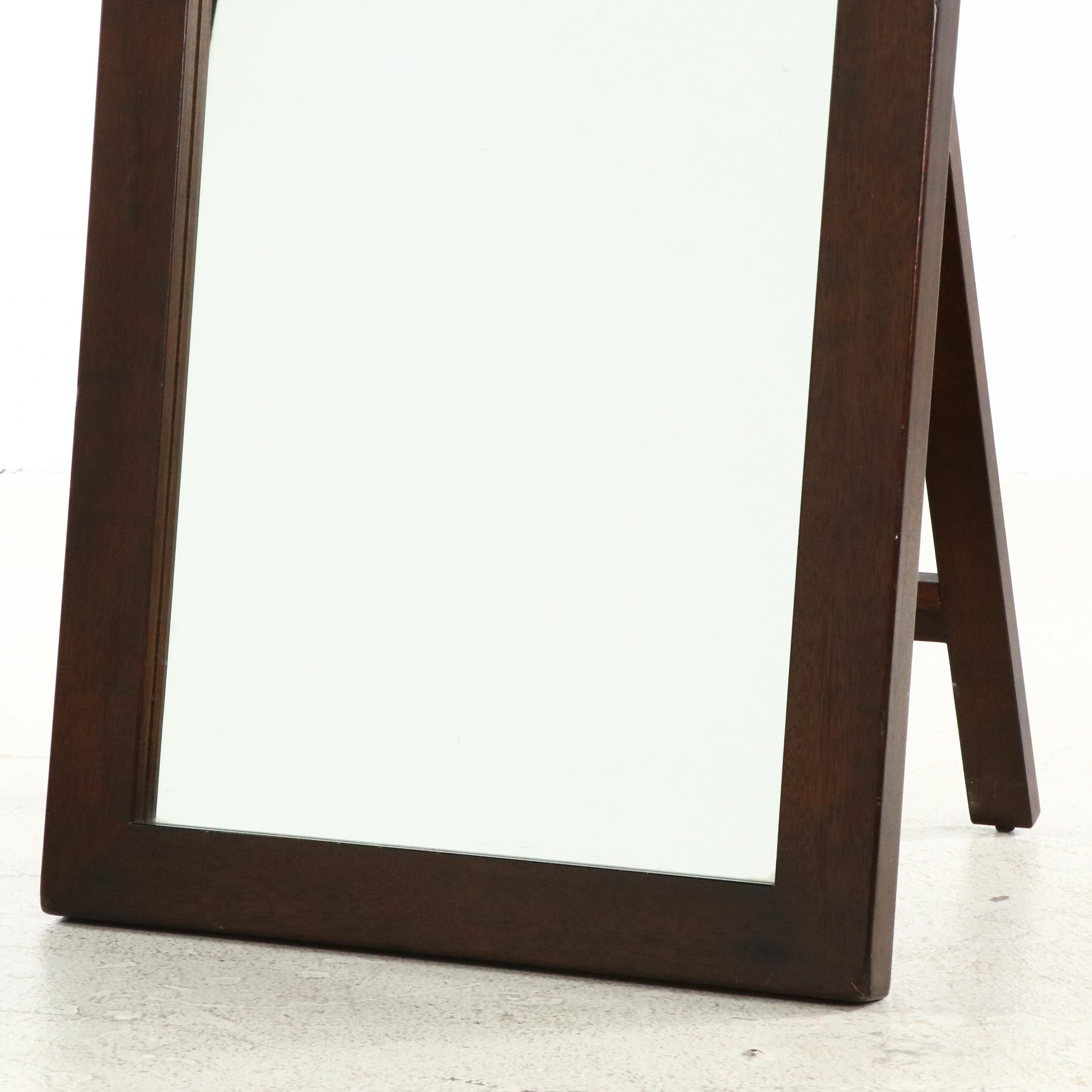 Pottery Barn Mahogany "Stinson" Floor Mirror