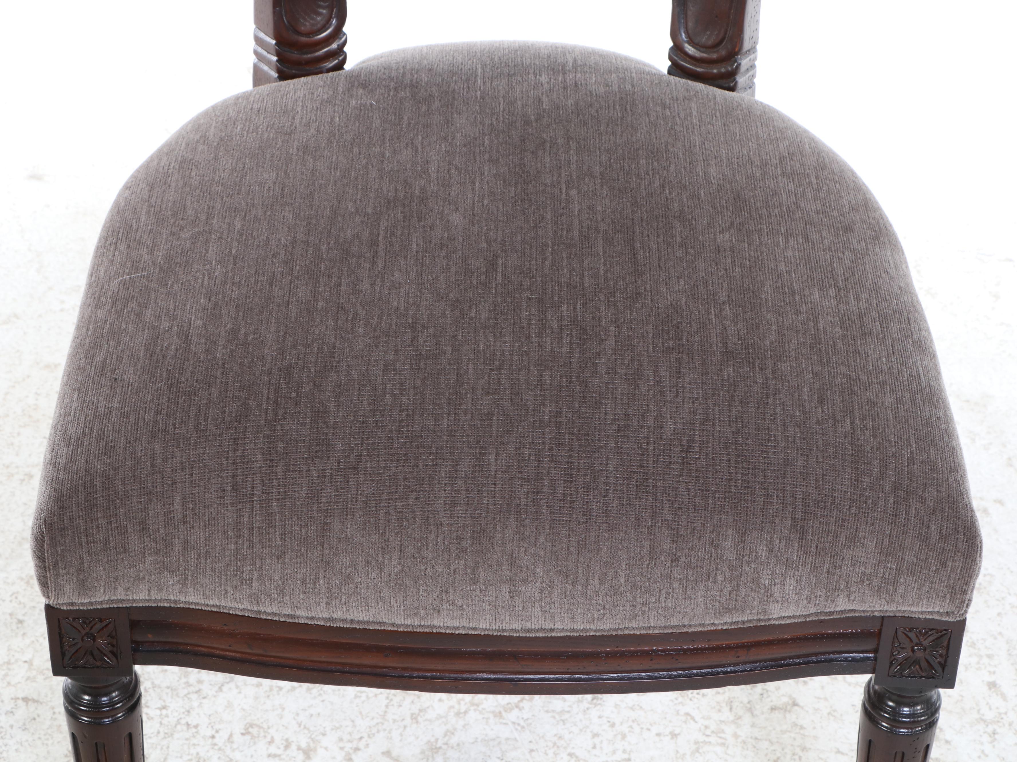 Set of Six Vanguard Furniture Louis XV Style Dining Chairs