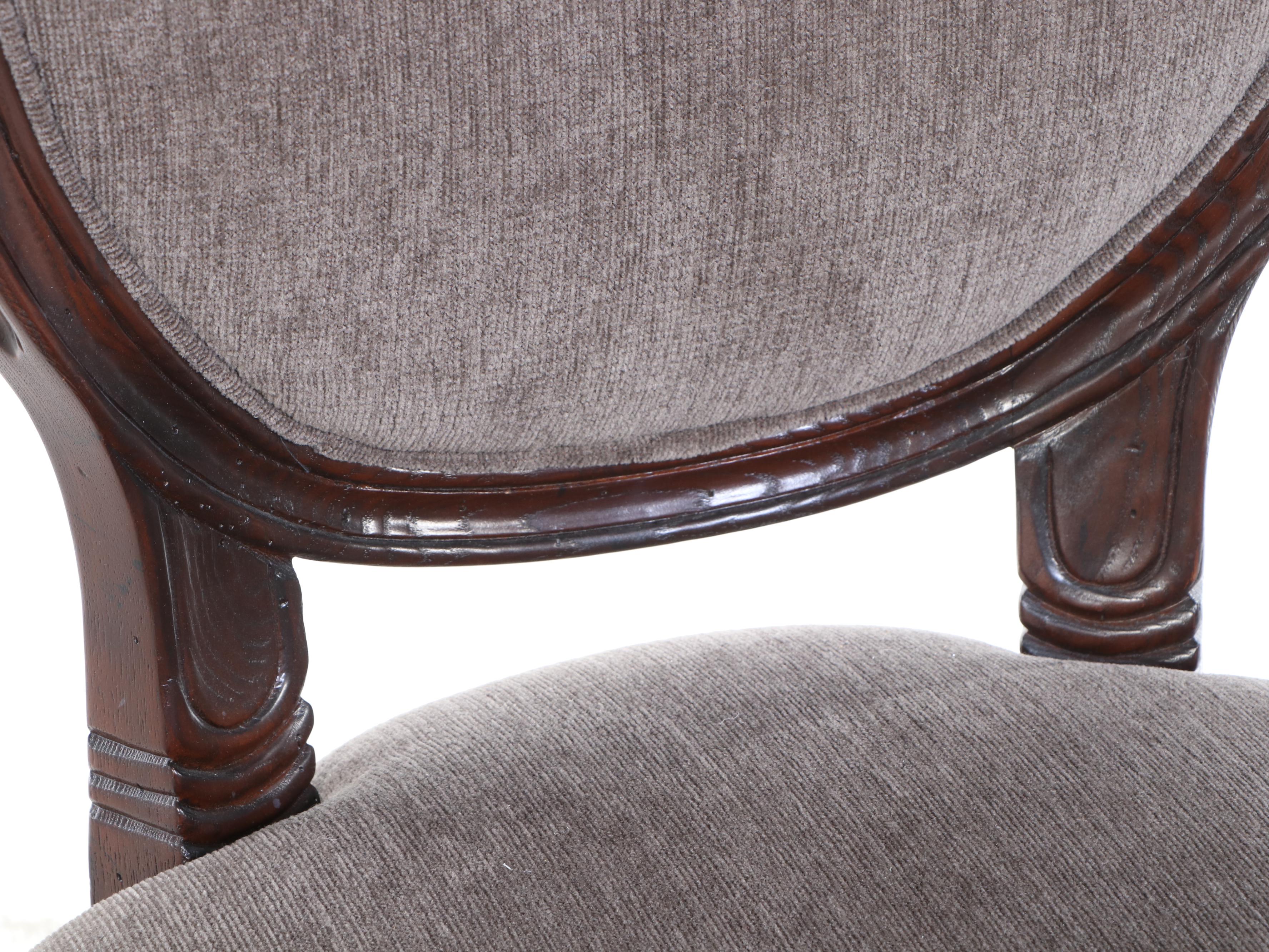 Set of Six Vanguard Furniture Louis XV Style Dining Chairs