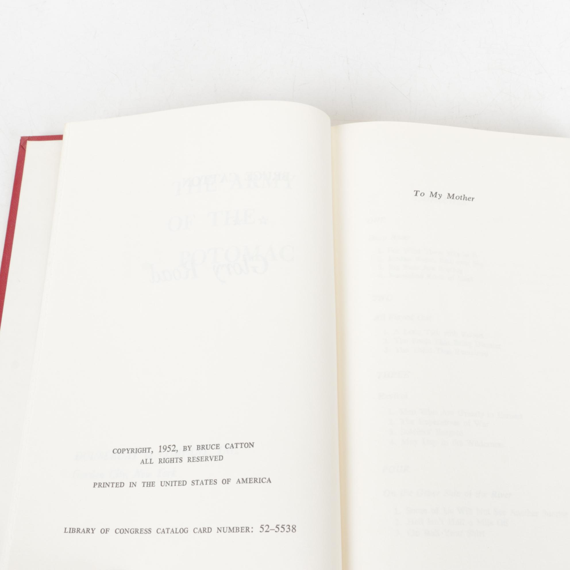"The Army of the Potomac" Three Volumes by Bruce Catton and Other History Books