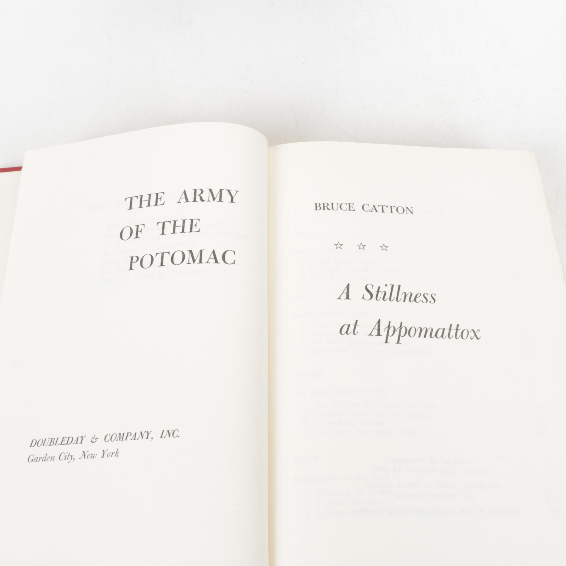"The Army of the Potomac" Three Volumes by Bruce Catton and Other History Books