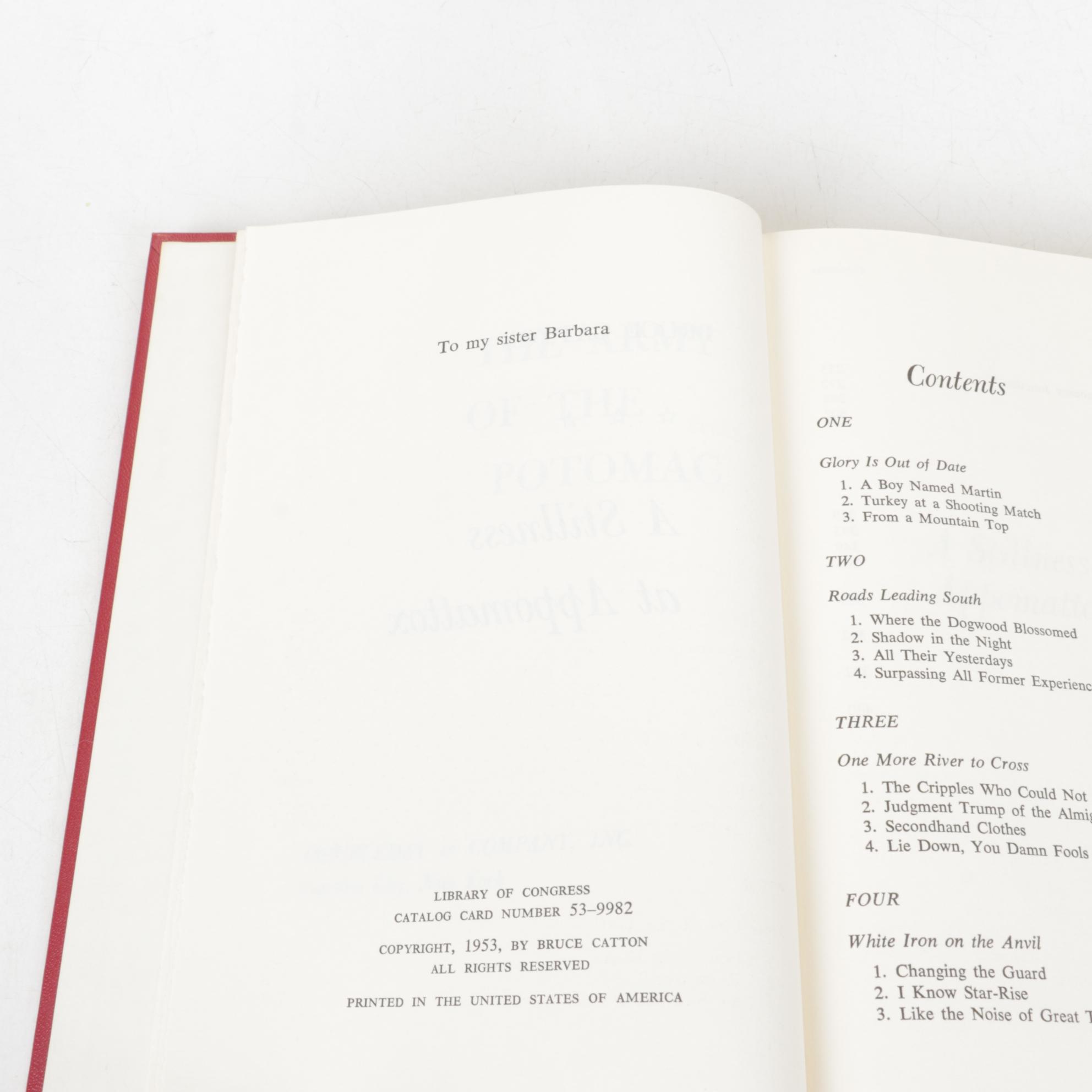 "The Army of the Potomac" Three Volumes by Bruce Catton and Other History Books