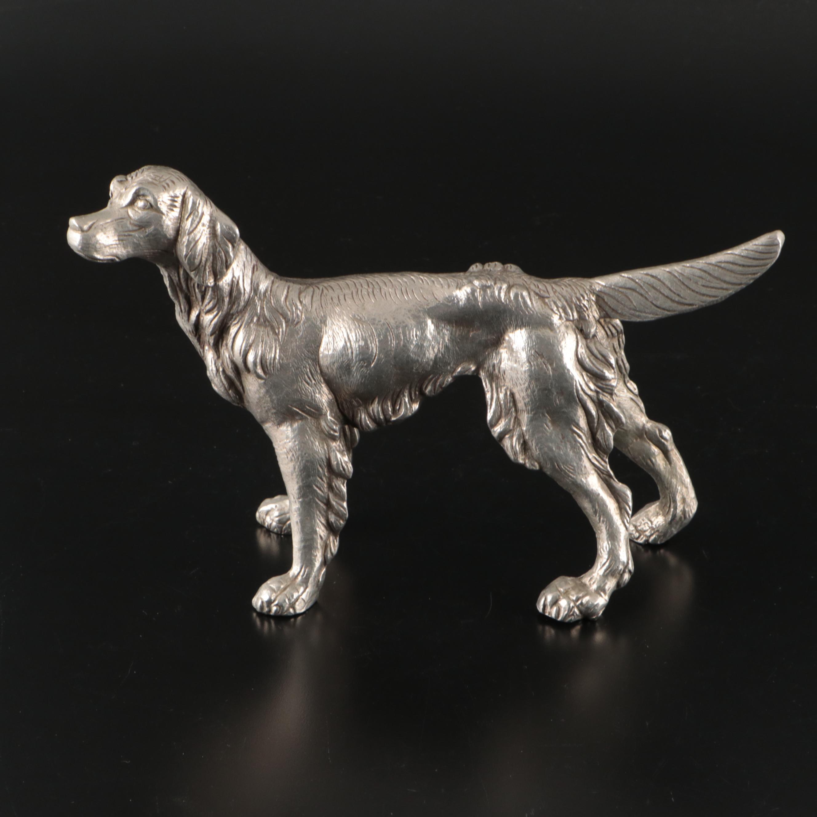 Vintage Cast Metal Setter in Point