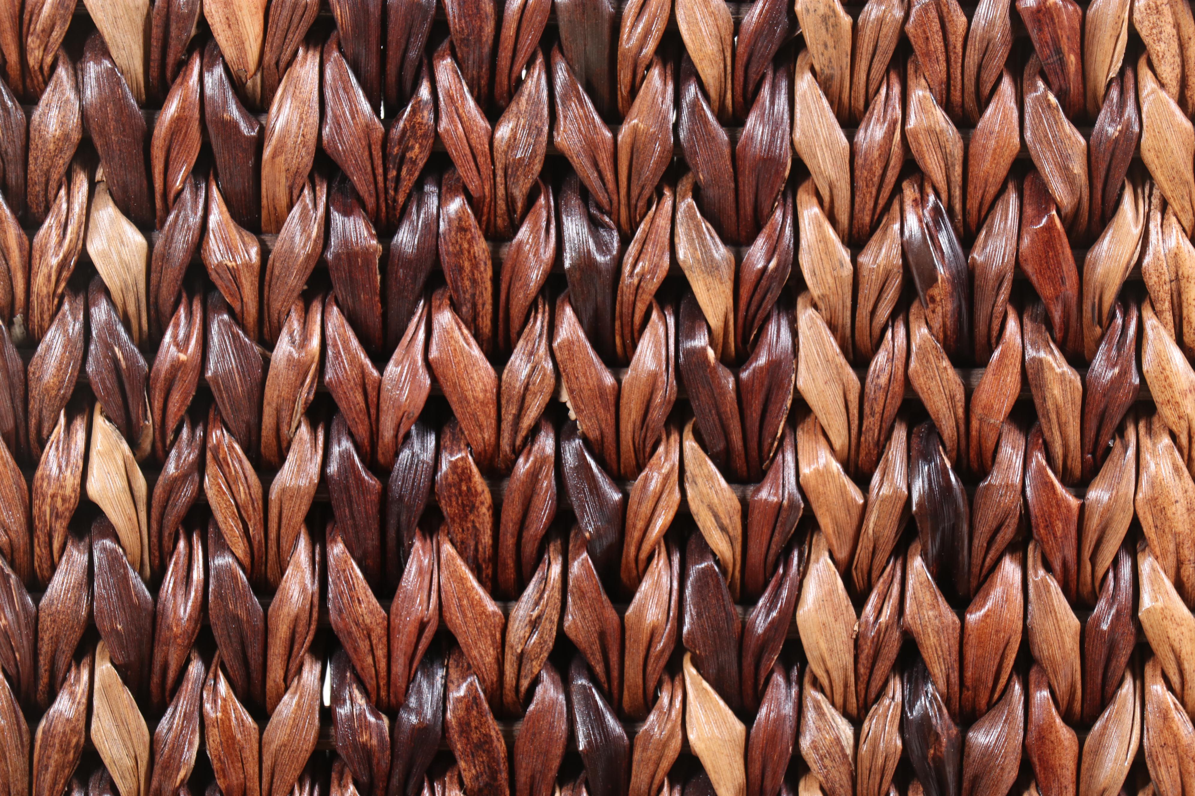 Set of Three Pottery Barn Contemporary Seagrass Barstools, 2013