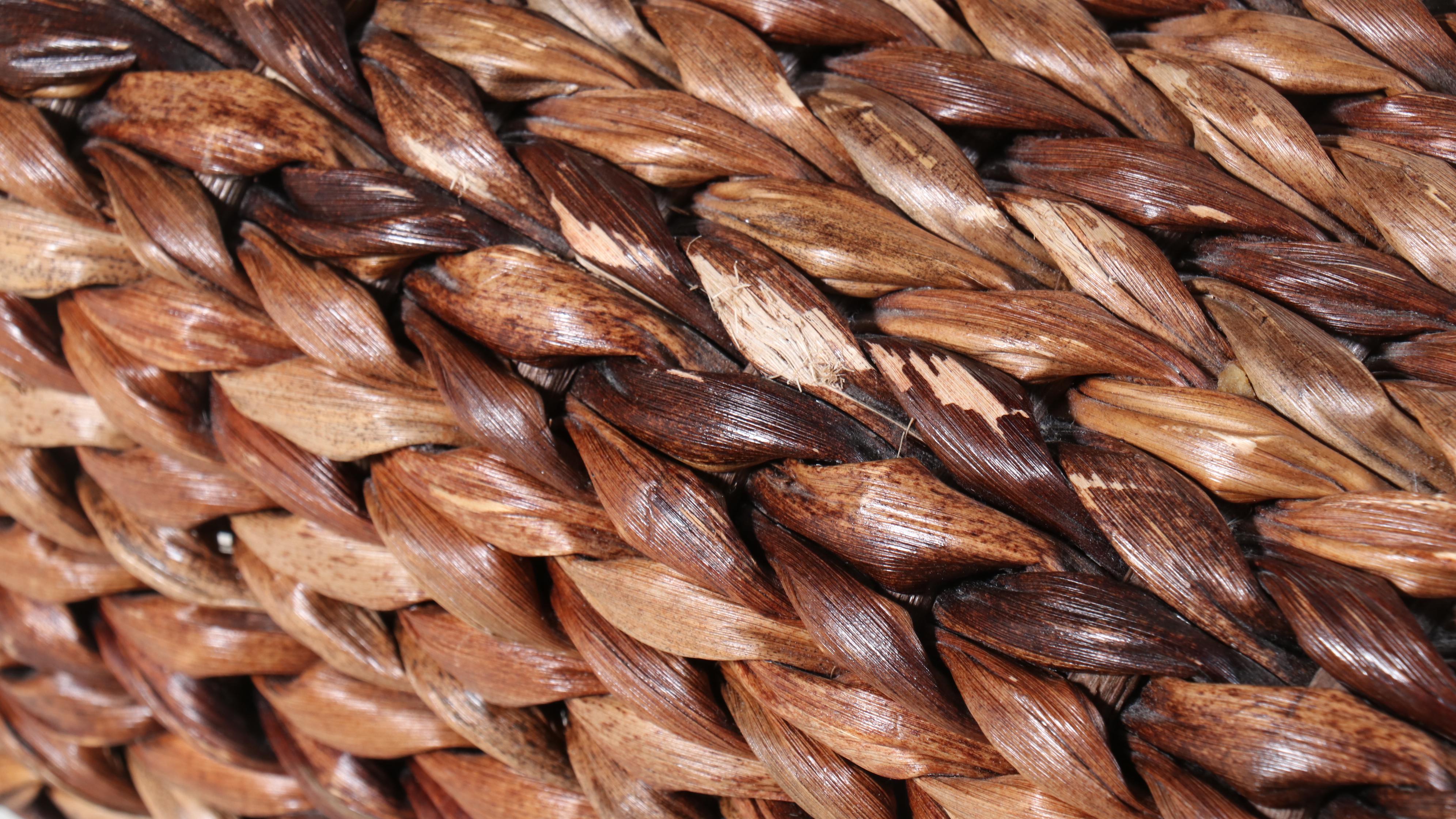 Set of Three Pottery Barn Contemporary Seagrass Barstools, 2013
