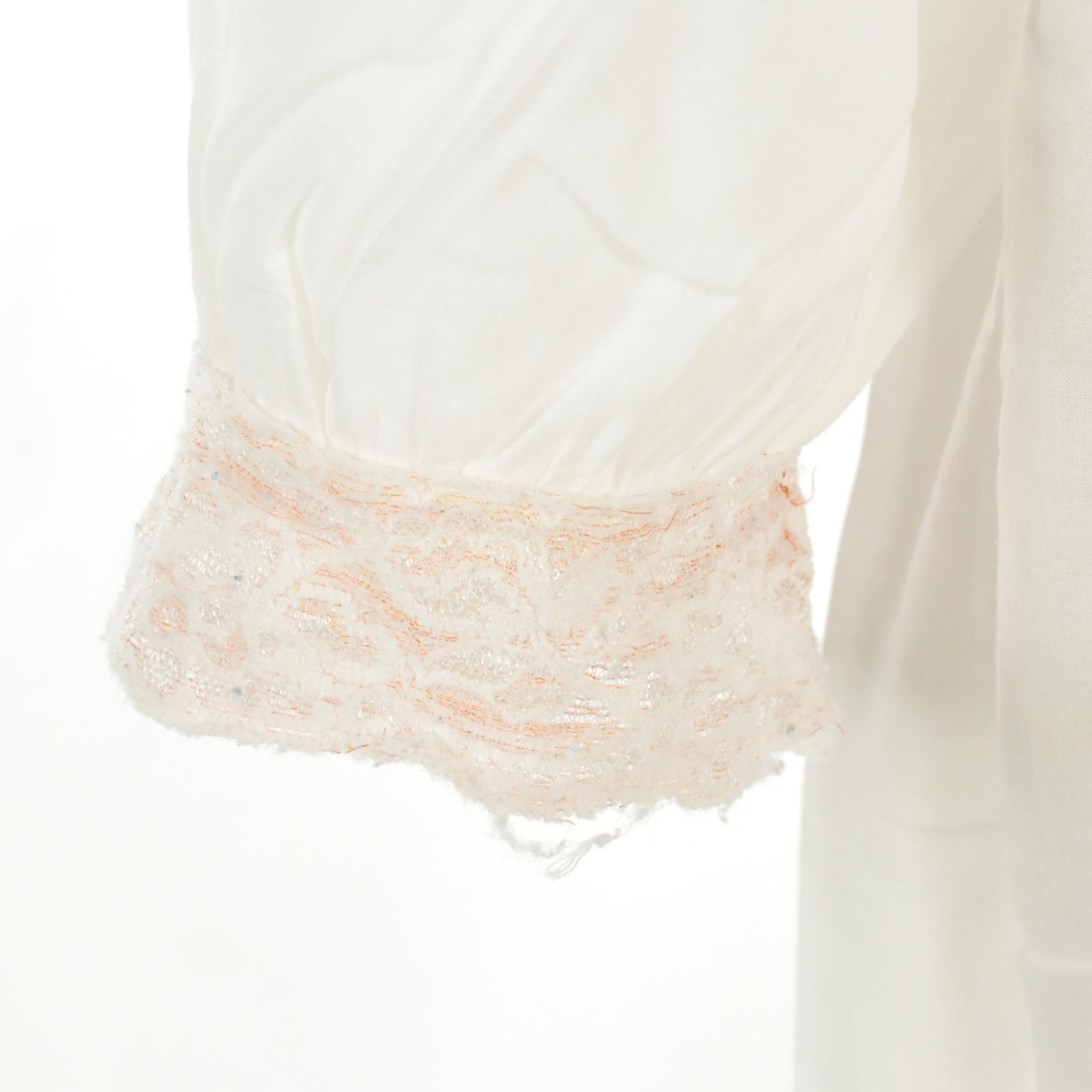 Christian Dior Lace Trim Nightgown in Cotton for Saks Fifth Avenue