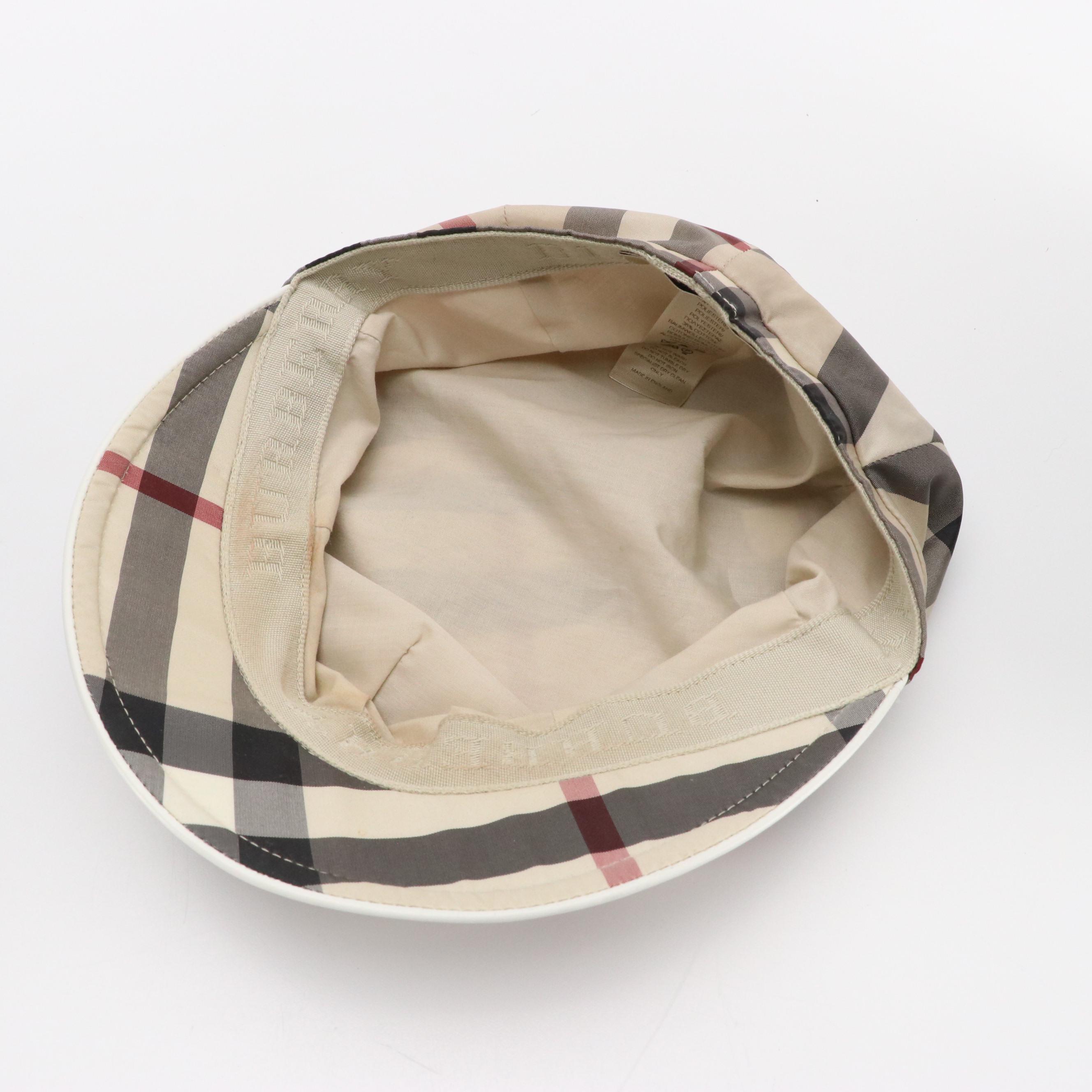 Burberry Nova Check Newsboy Cap