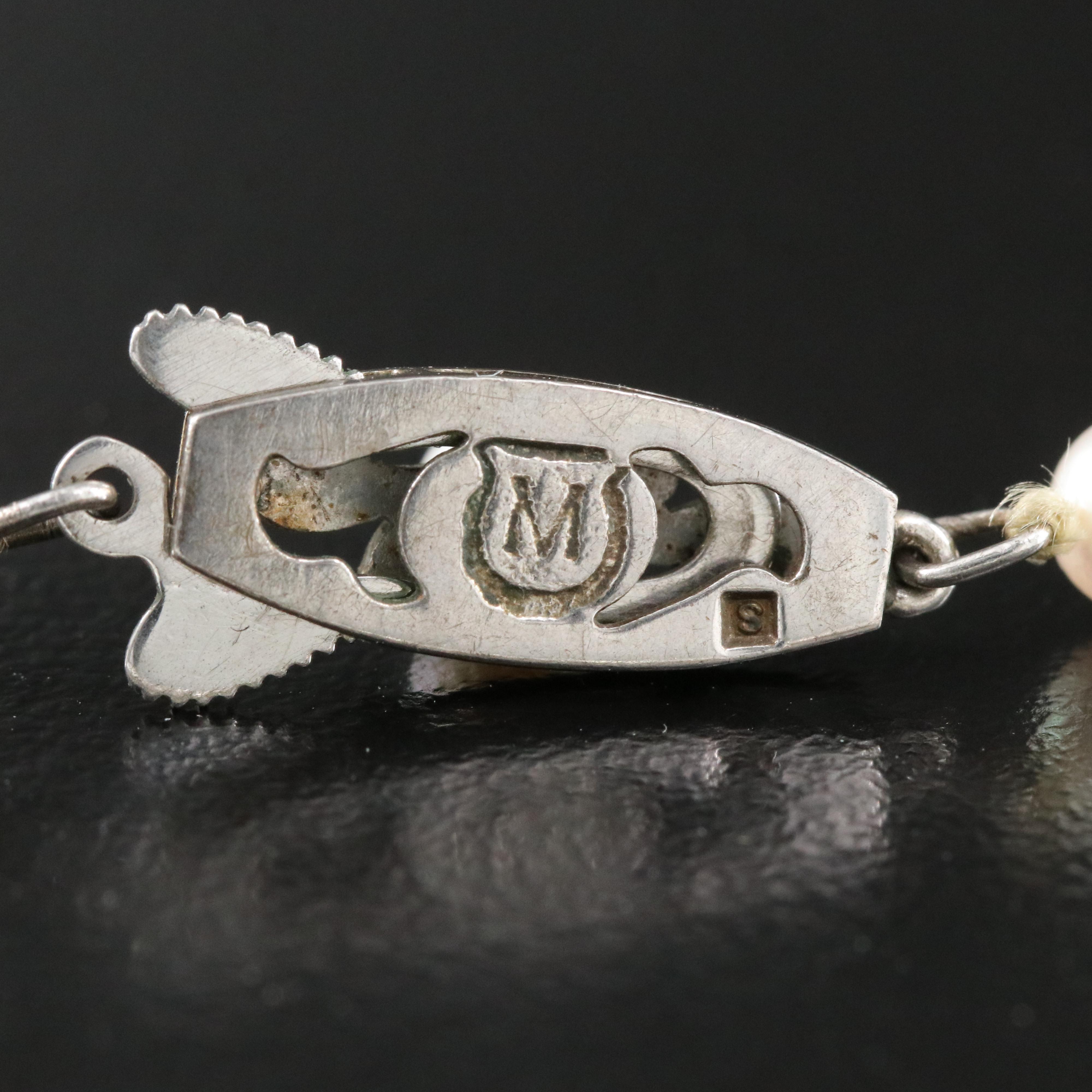 Mikimoto Graduated Pearl Necklace with Sterling Clasp