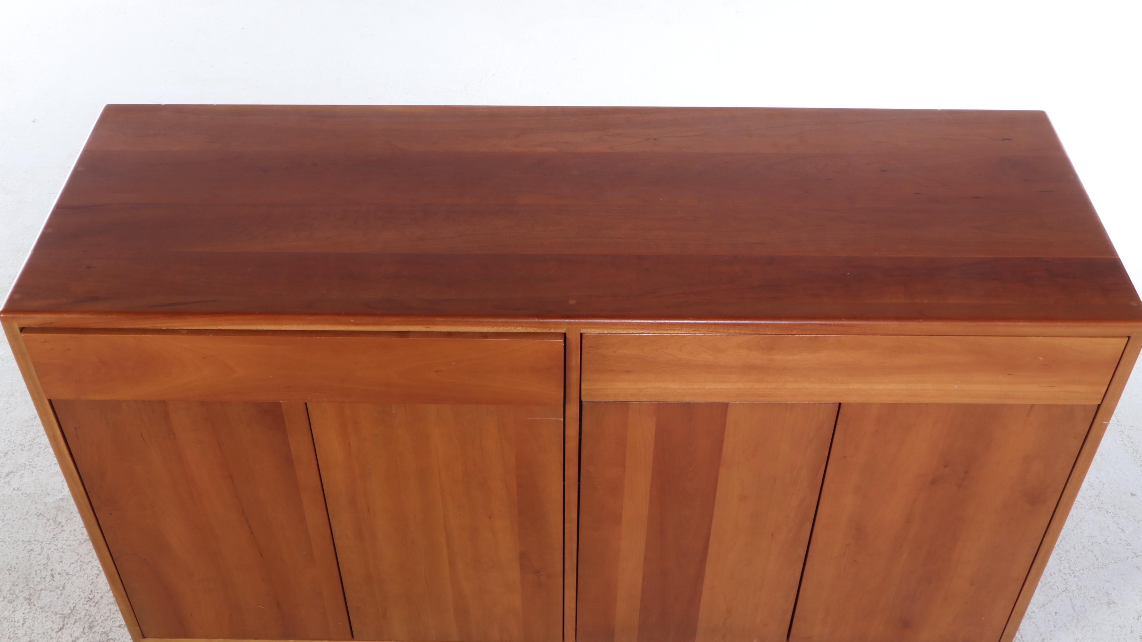Danish Modern Style Cherry Wood Buffet