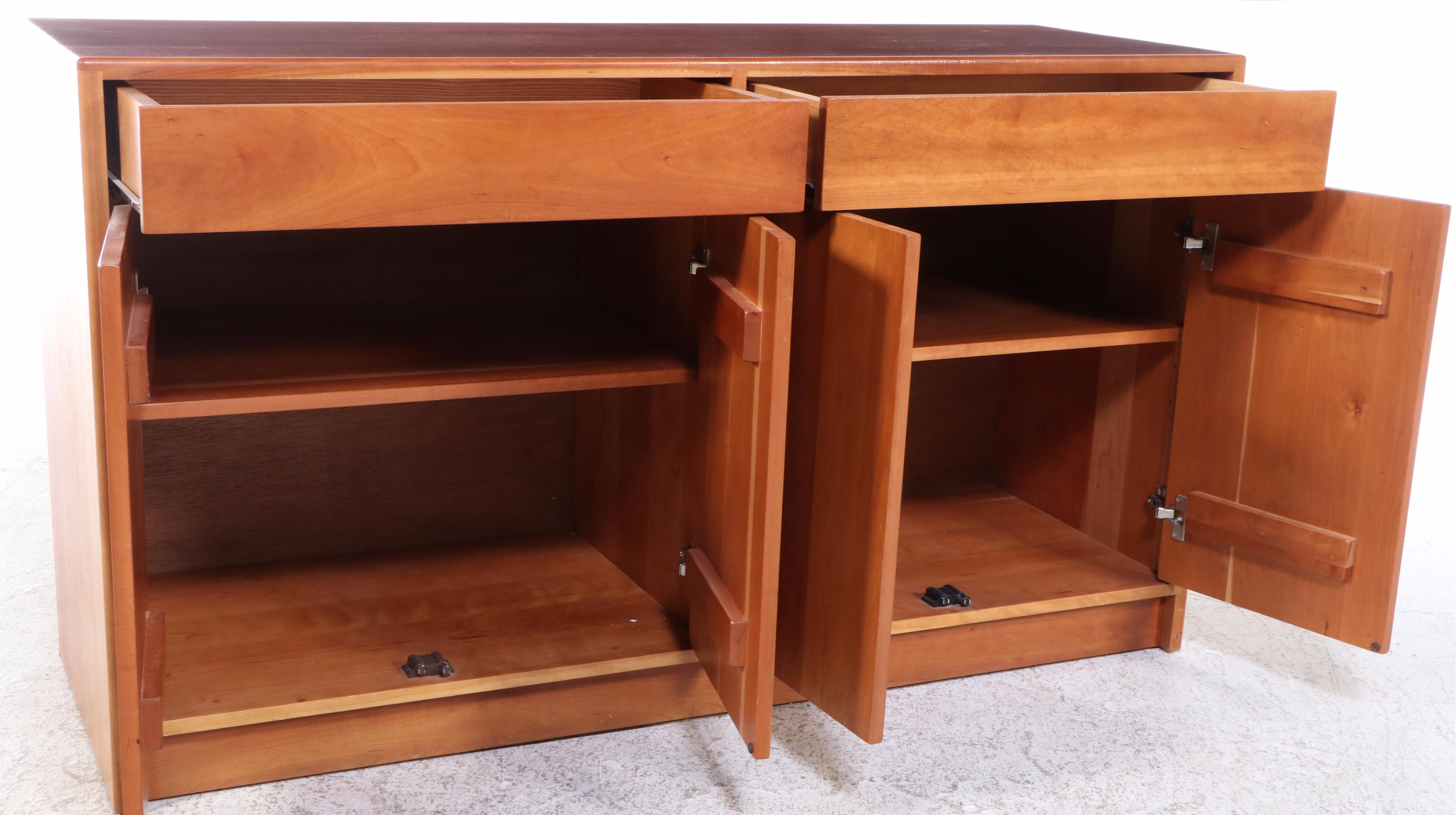 Danish Modern Style Cherry Wood Buffet
