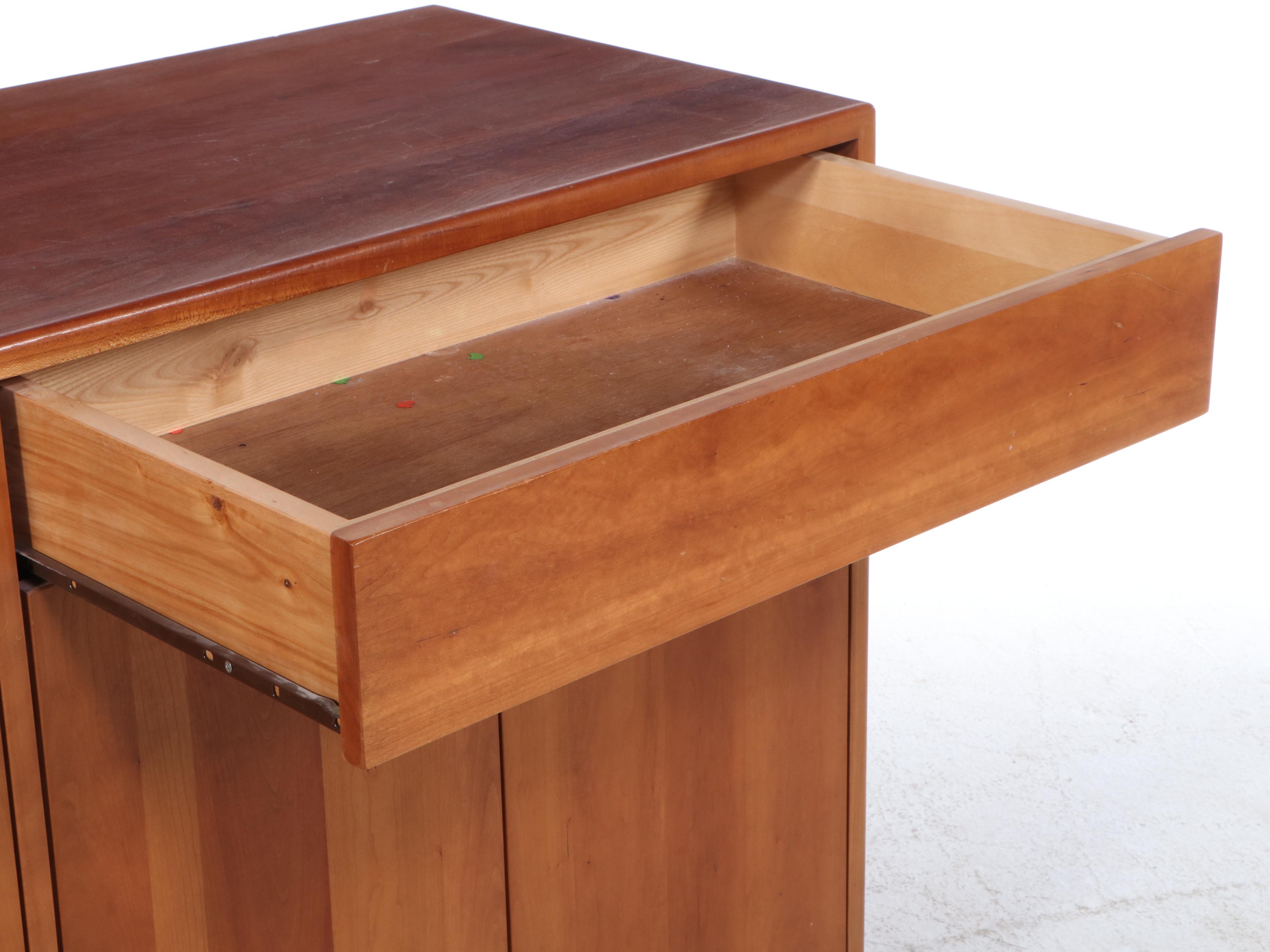 Danish Modern Style Cherry Wood Buffet