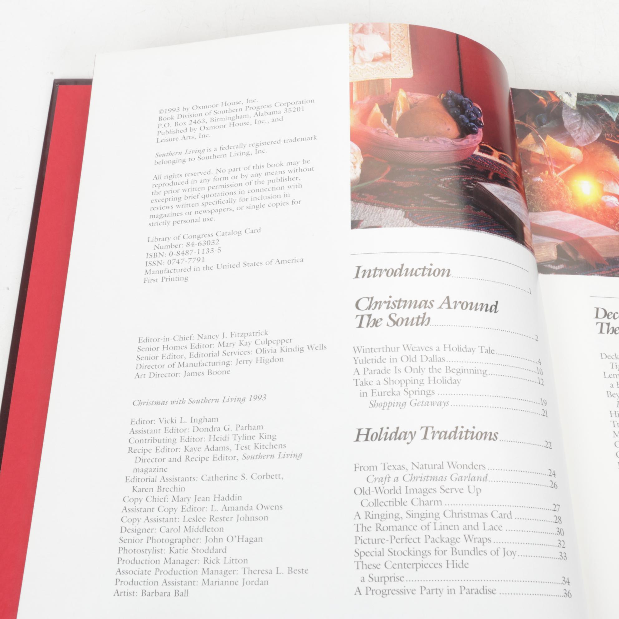 "America's Best Recipes", "Christmas with Southern Living", and More Cookbooks