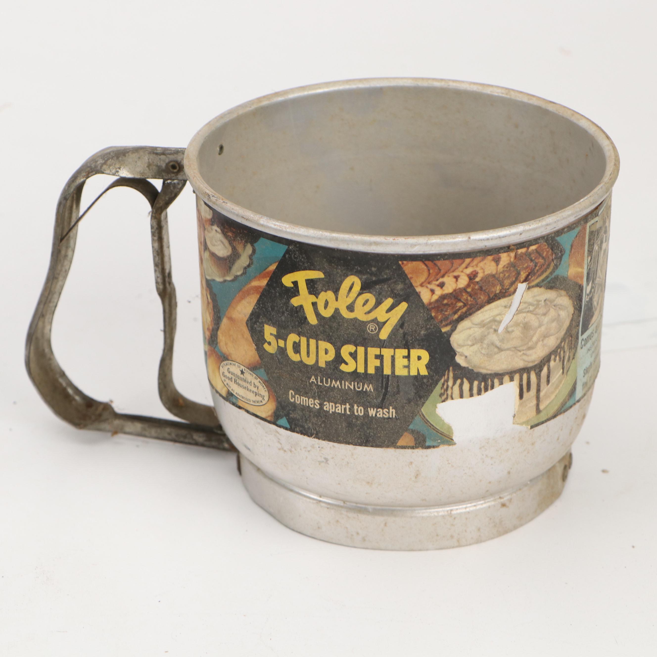 Back To Basics Metal Apple Corer with Foley Sifter and Other Kitchen Tools,1920