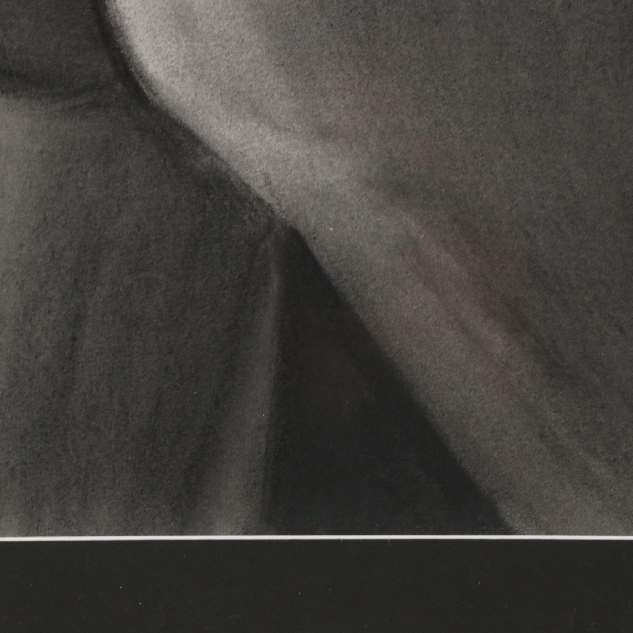 Anne-Marie Bock Nude Figural Charcoal Drawing, 2014