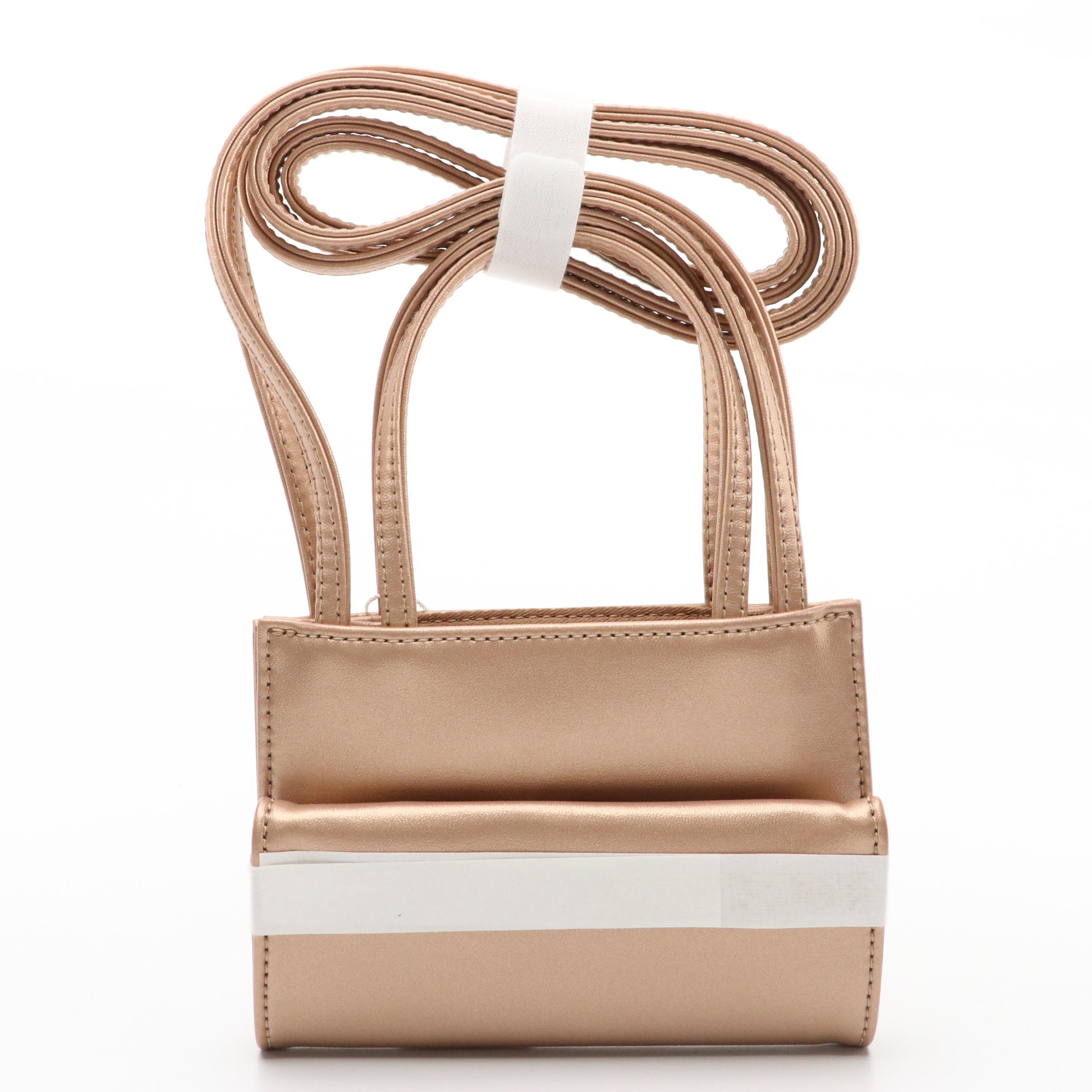 Telfar Small Two-Way Shopping Bag in Copper, With Tag