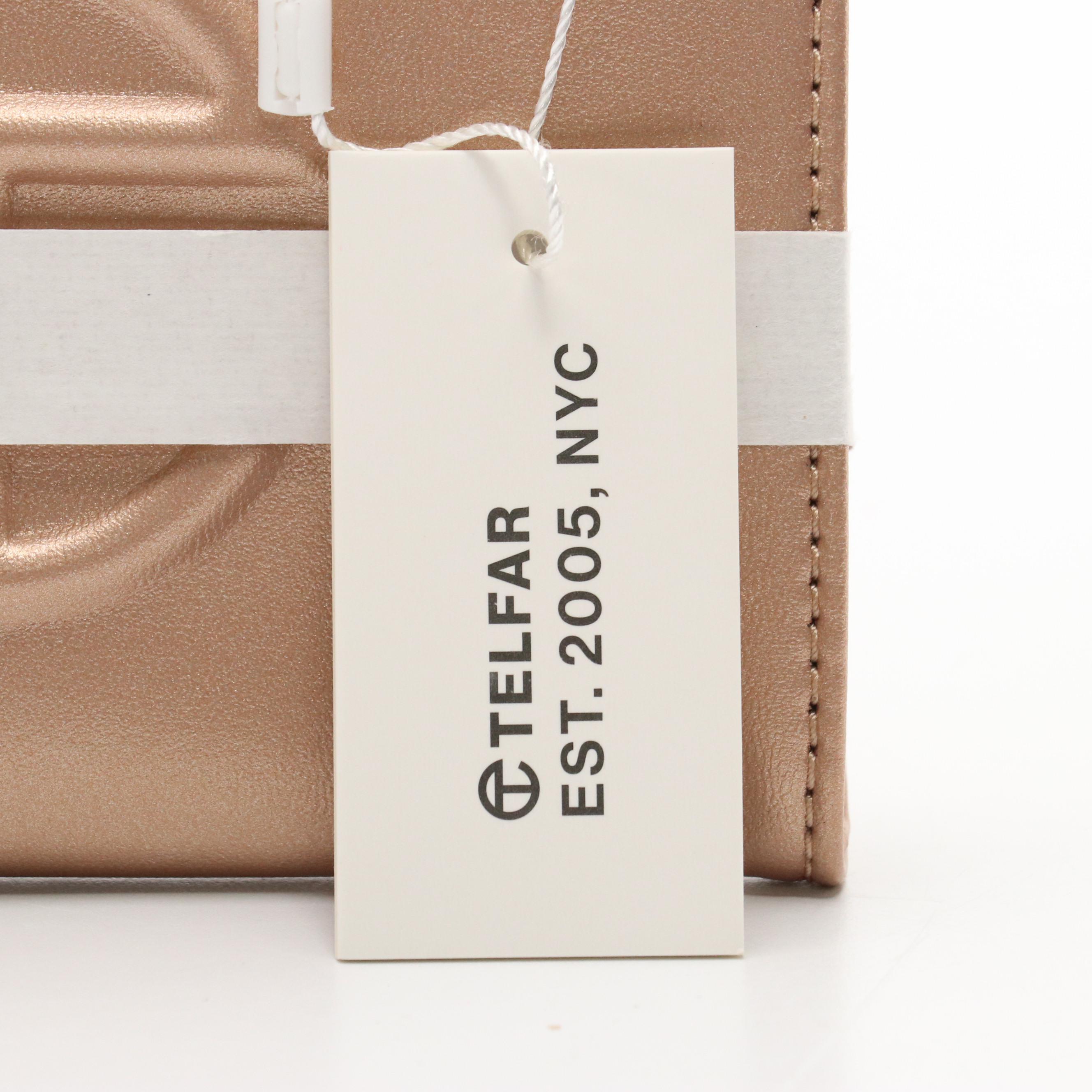 Telfar Small Two-Way Shopping Bag in Copper, With Tag