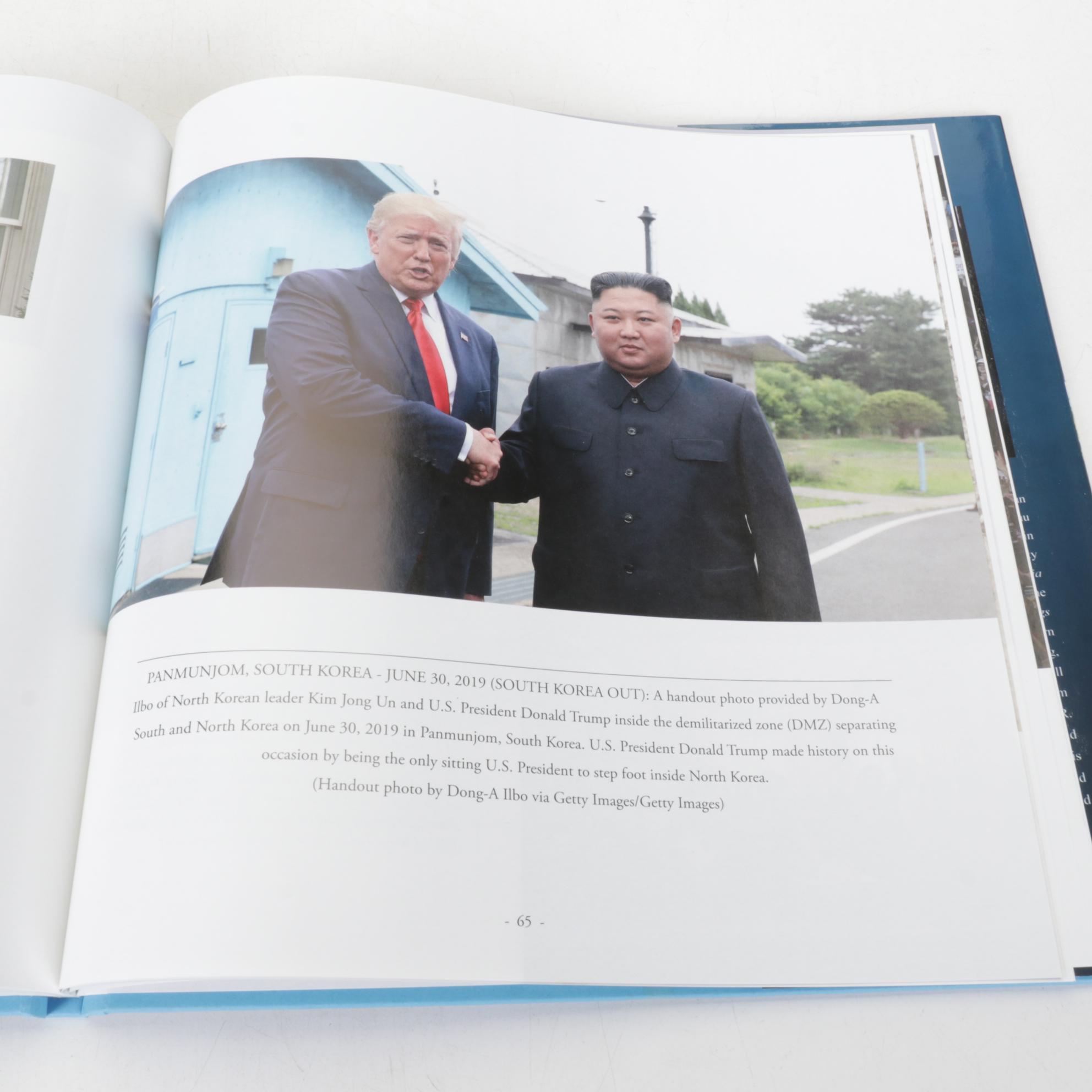 L.D. Hicks "Trump 45" and Other Donald Trump Hardcover Books