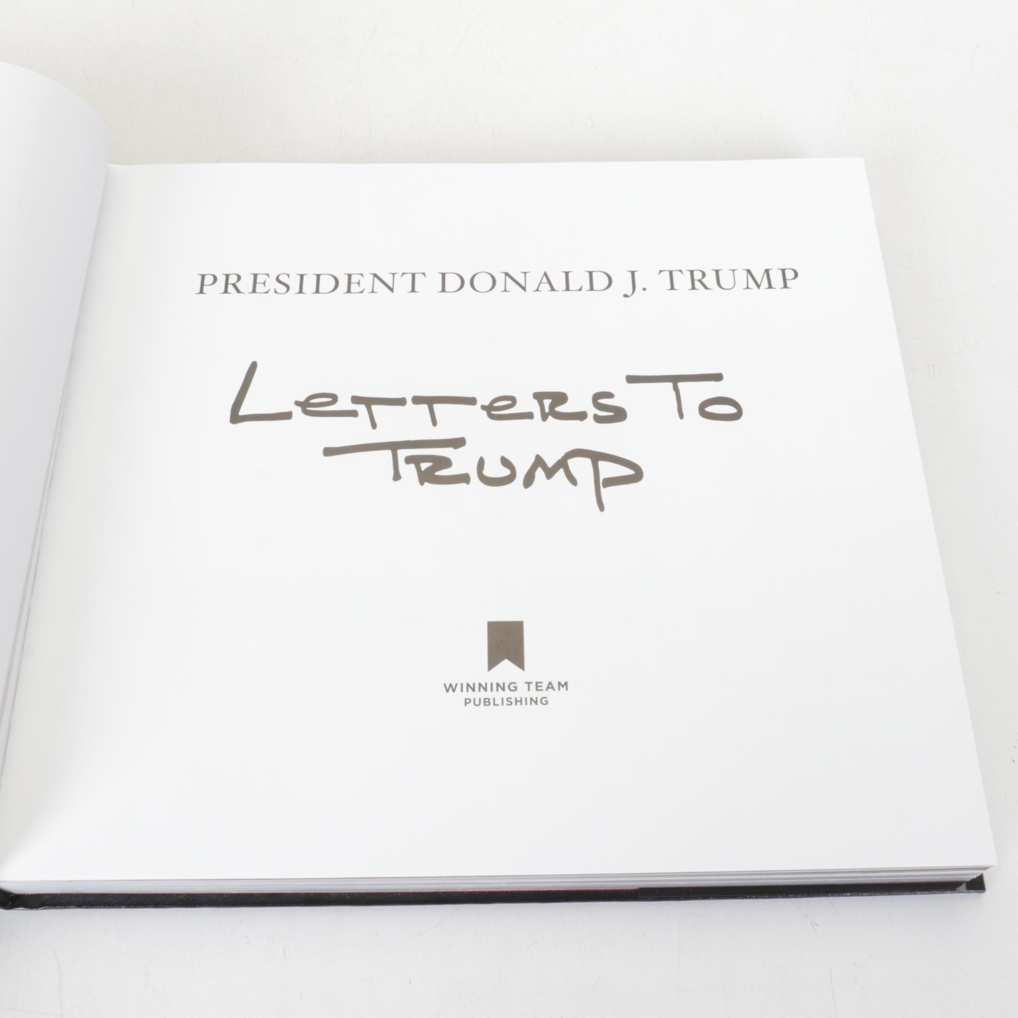 L.D. Hicks "Trump 45" and Other Donald Trump Hardcover Books