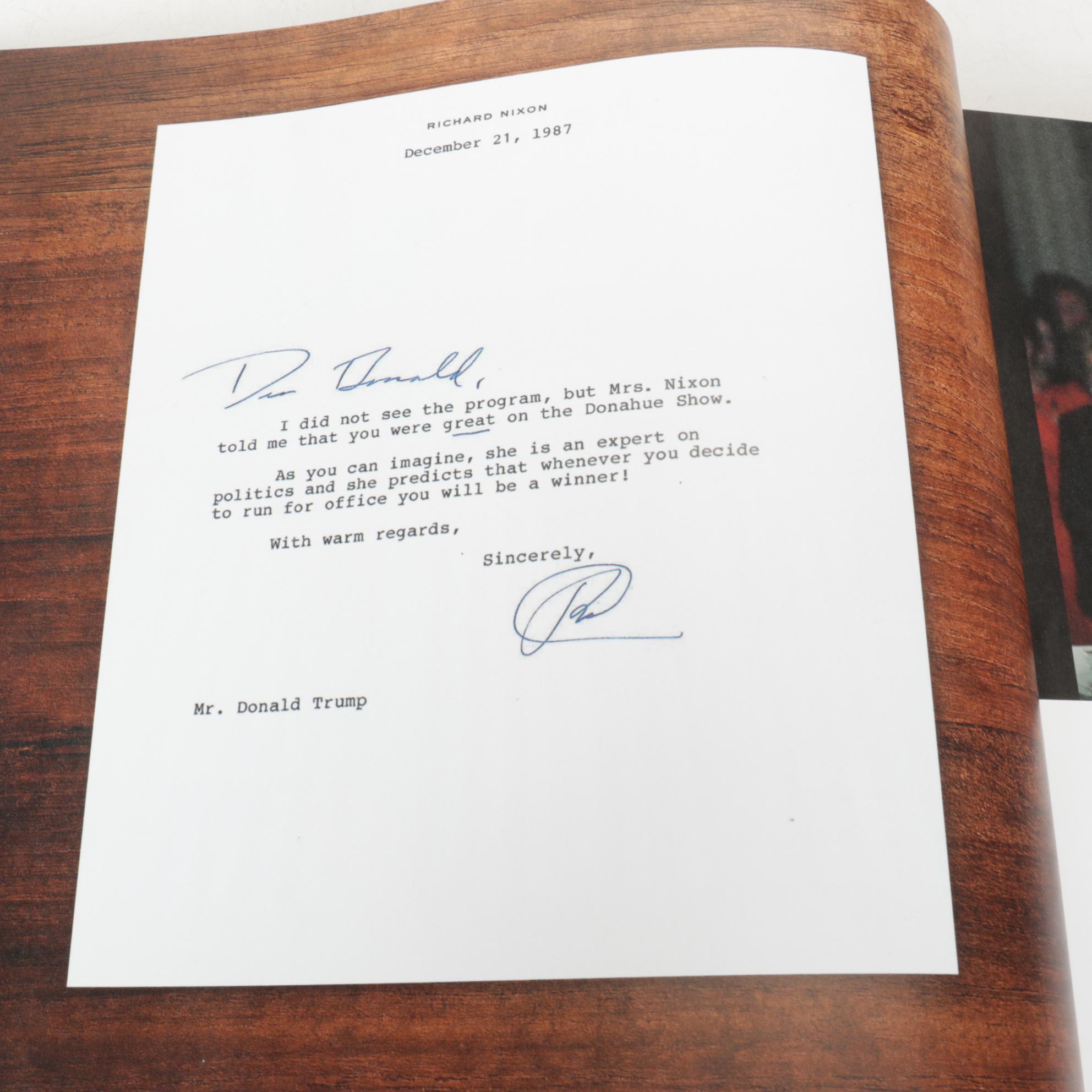 L.D. Hicks "Trump 45" and Other Donald Trump Hardcover Books