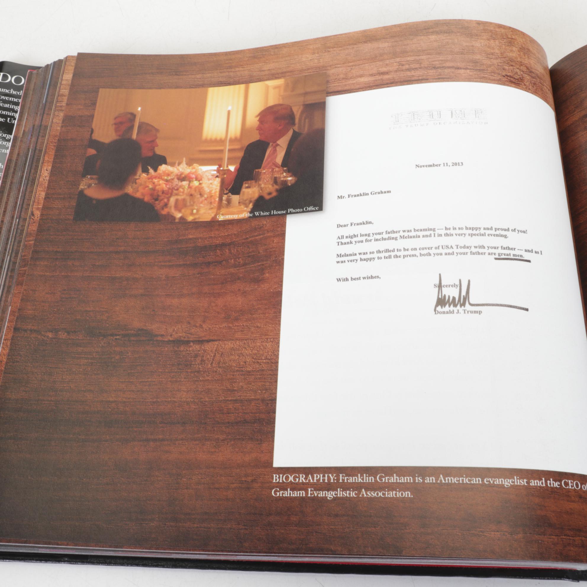 L.D. Hicks "Trump 45" and Other Donald Trump Hardcover Books