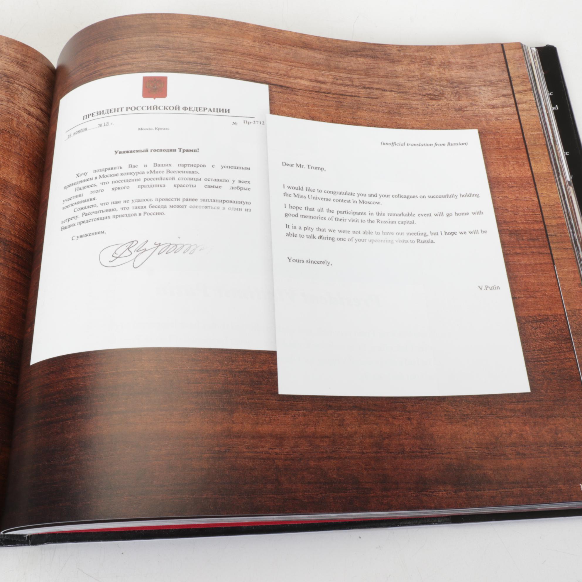 L.D. Hicks "Trump 45" and Other Donald Trump Hardcover Books