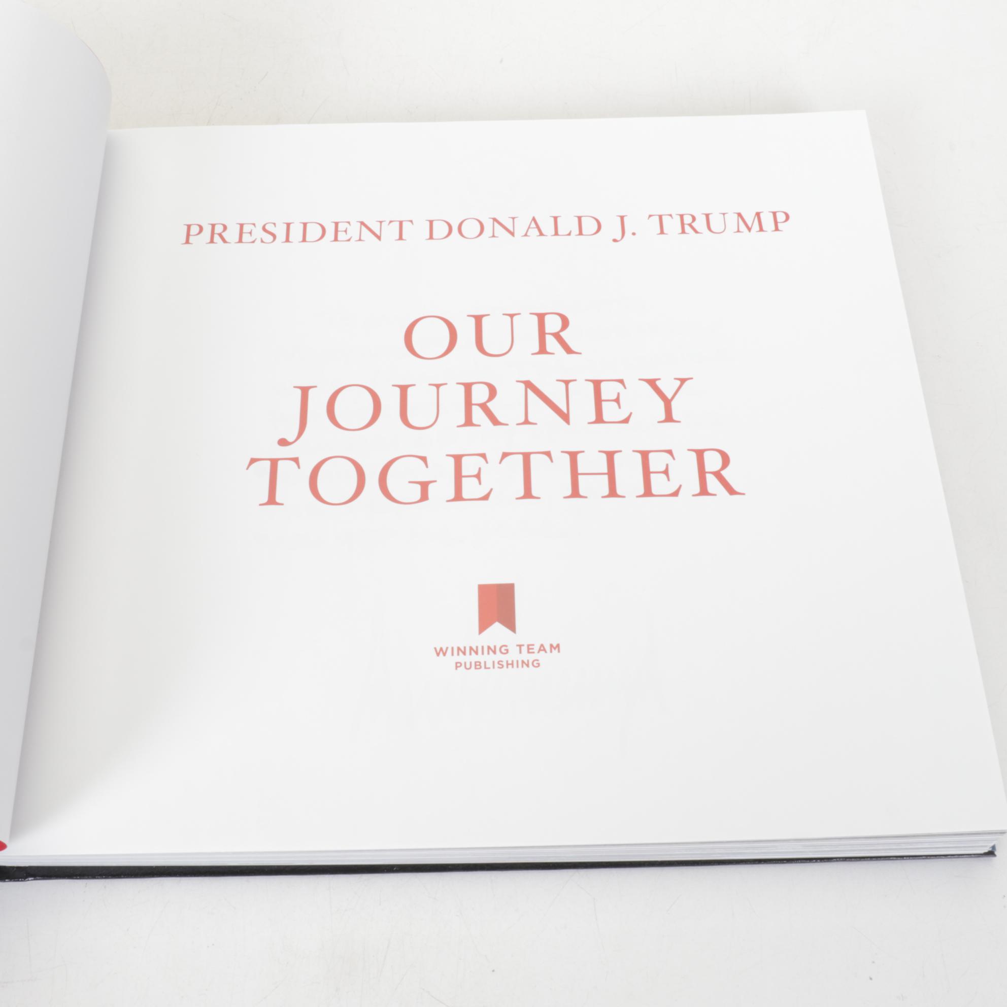 L.D. Hicks "Trump 45" and Other Donald Trump Hardcover Books