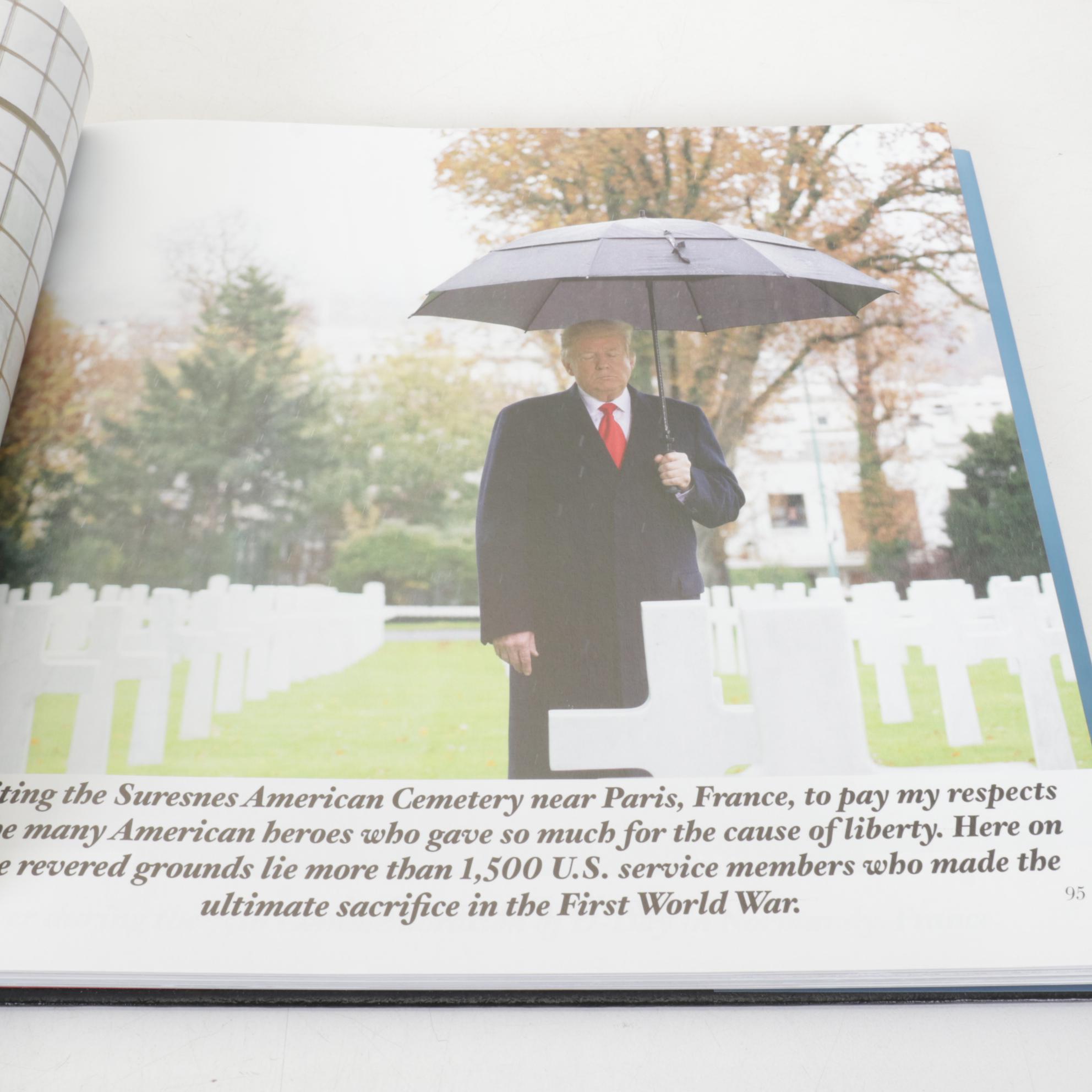 L.D. Hicks "Trump 45" and Other Donald Trump Hardcover Books